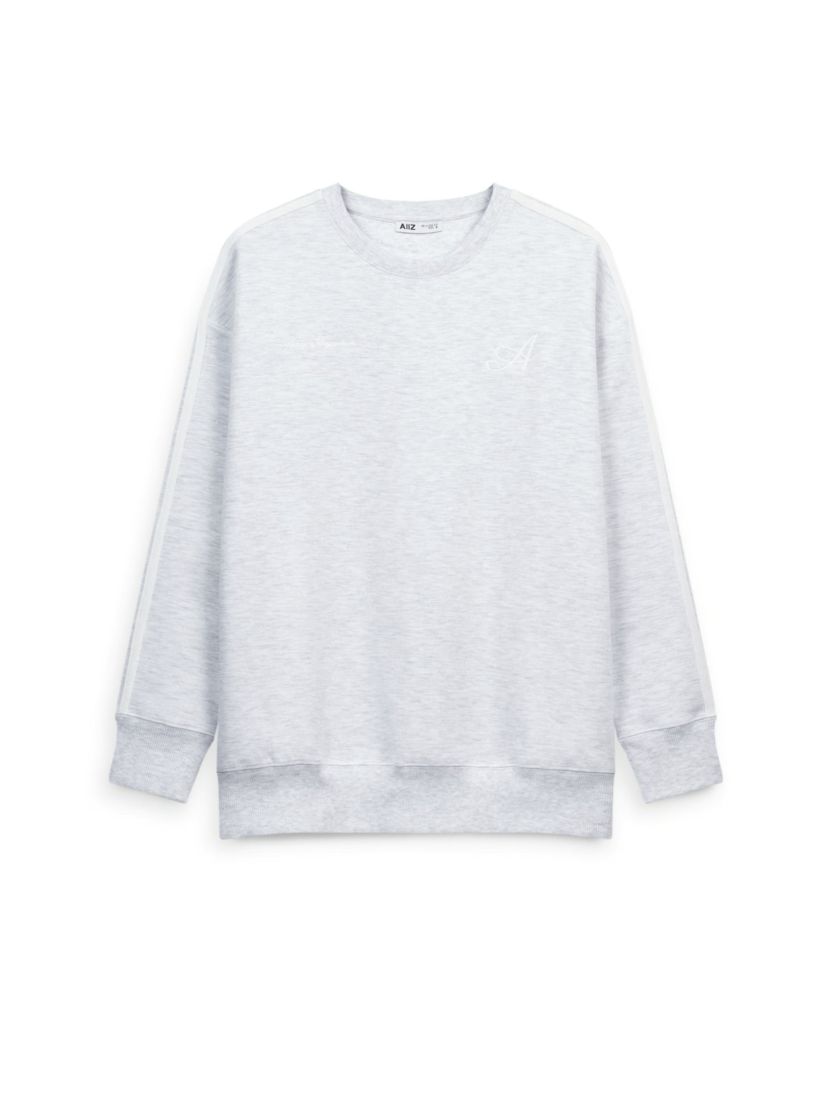AIIZ Women's Embroidered Logo Sweatshirt