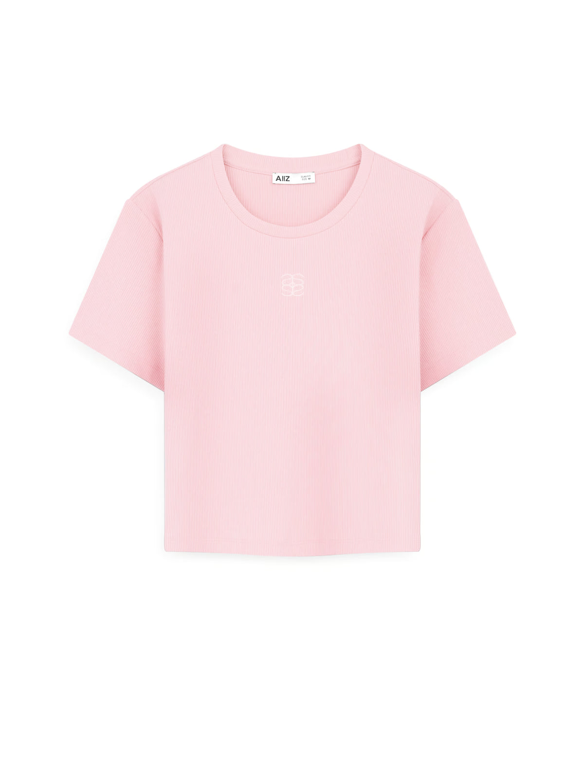 AIIZ Women's Fitted Crop T-Shirt