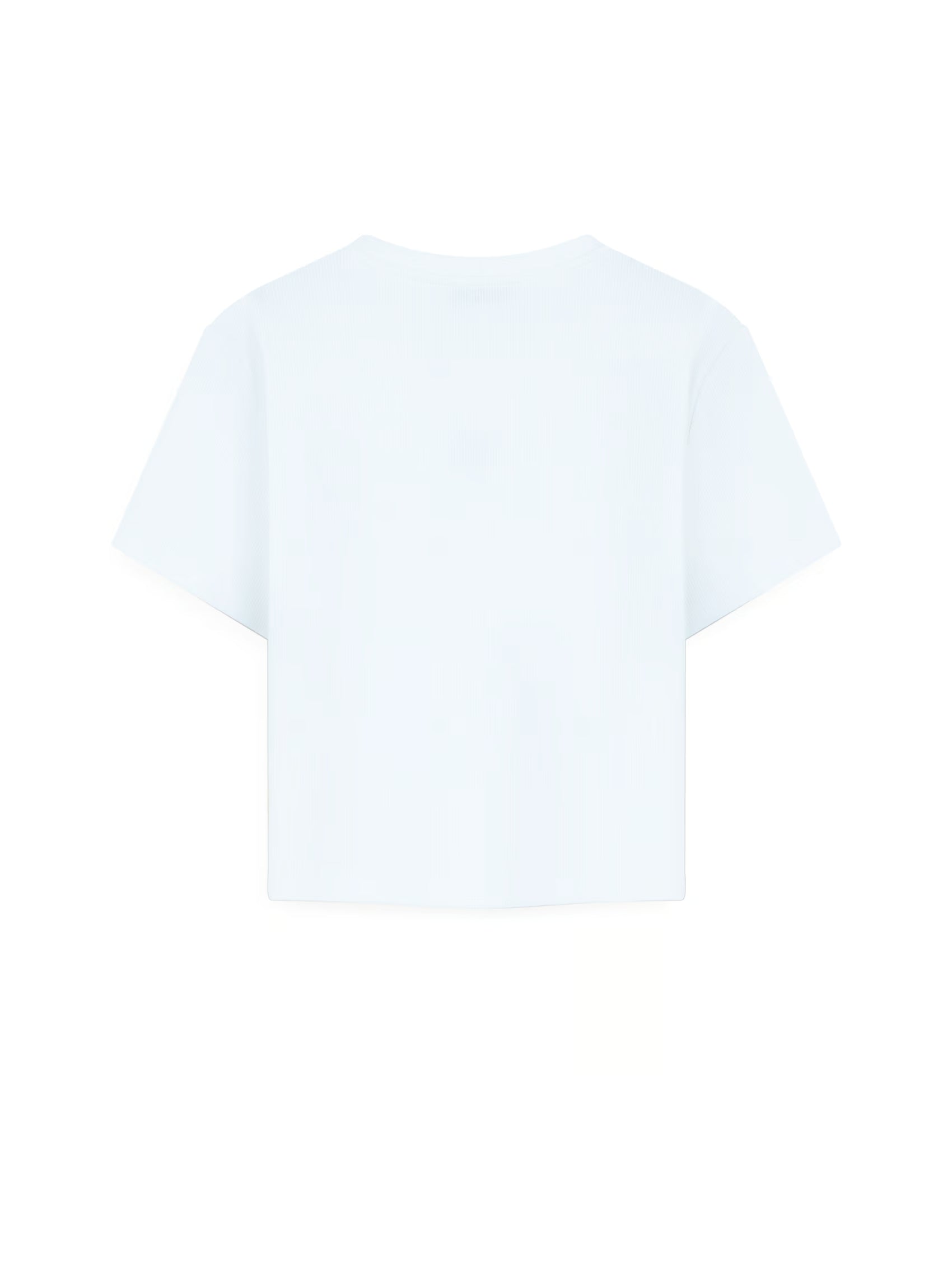 AIIZ Women's Fitted Crop T-Shirt