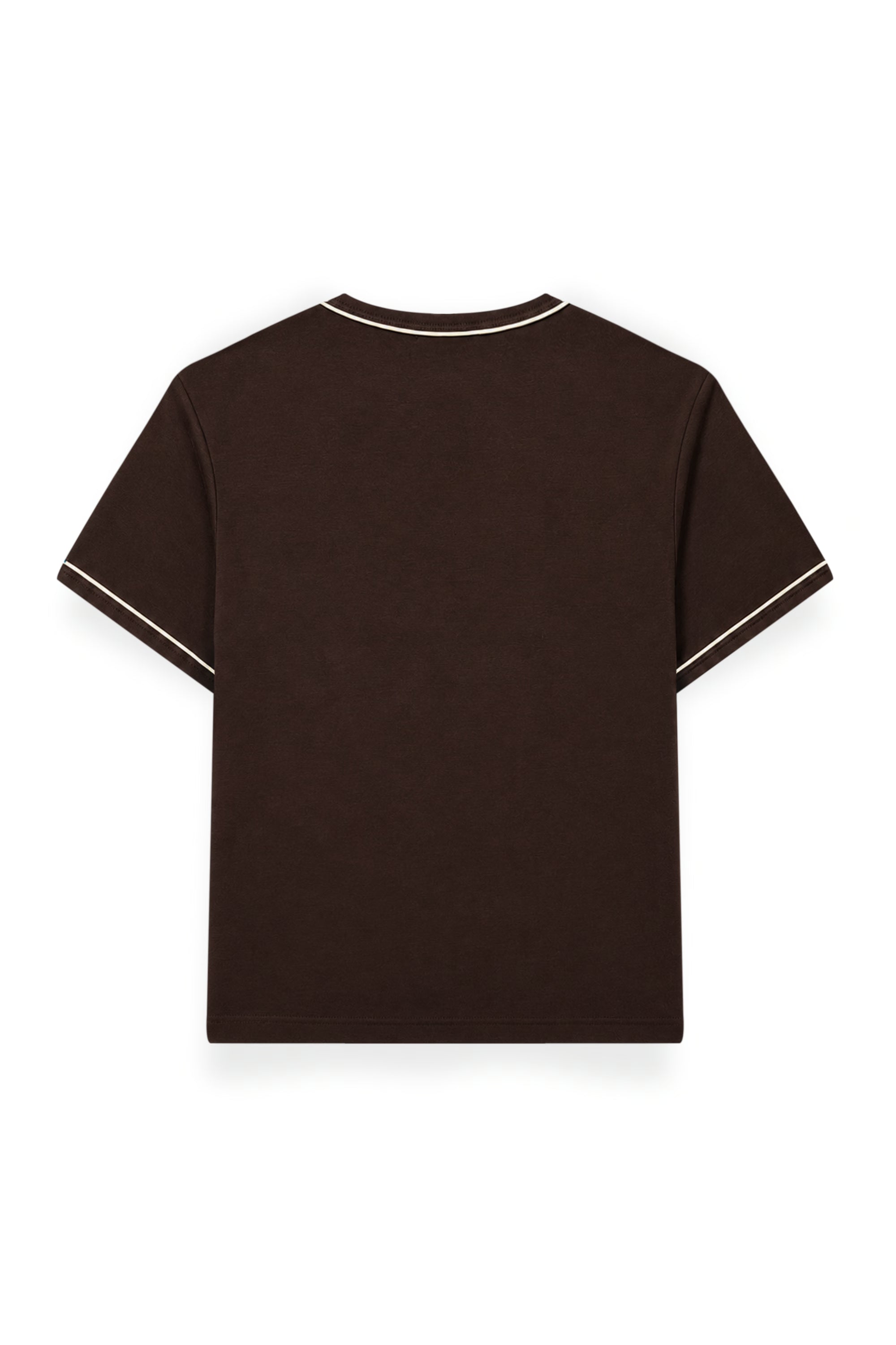 AIIZ Women's Graphic Ringer Tee 100% Cotton