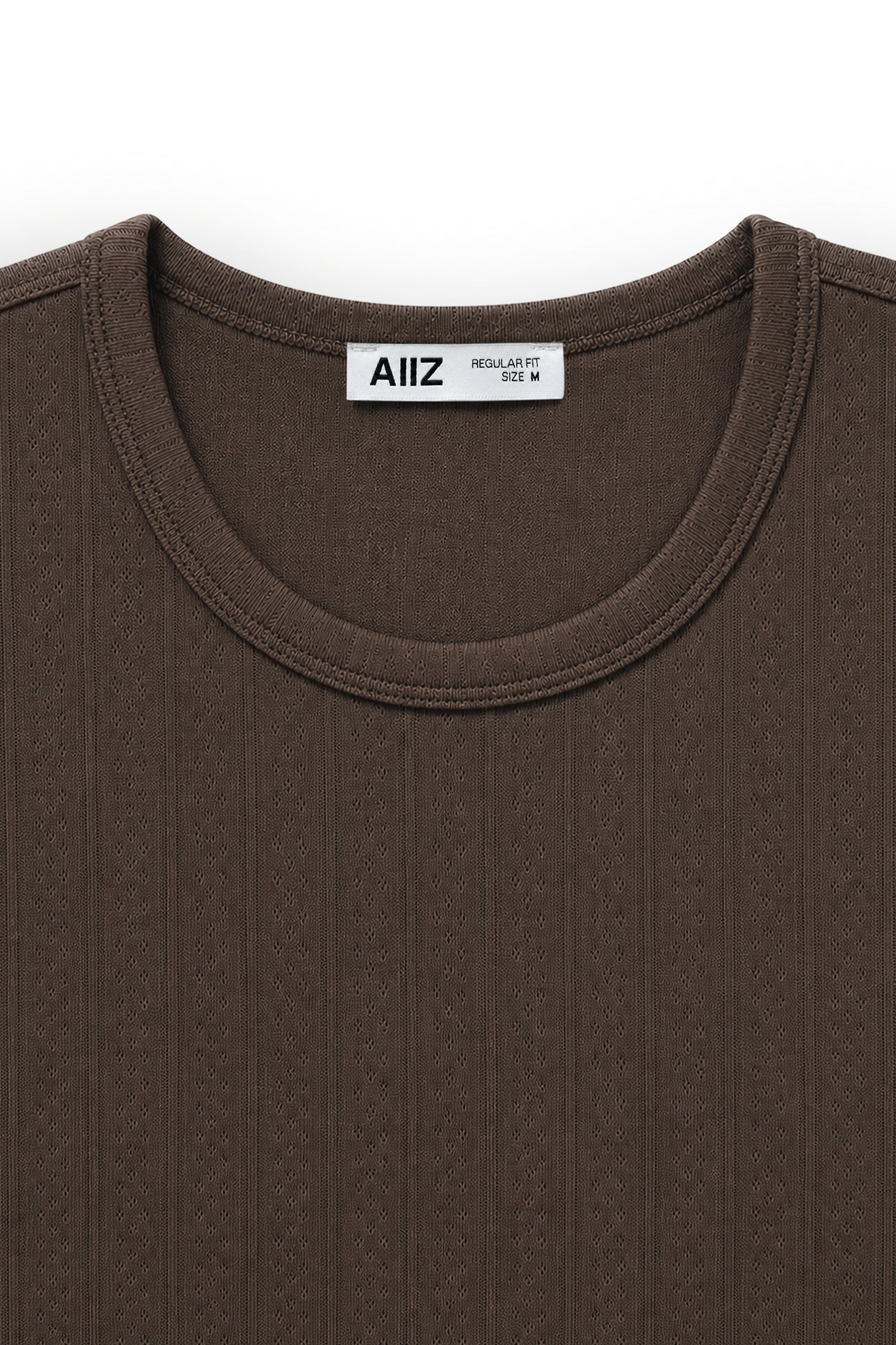 AIIZ Women's Pointelle Super Soft T-Shirt