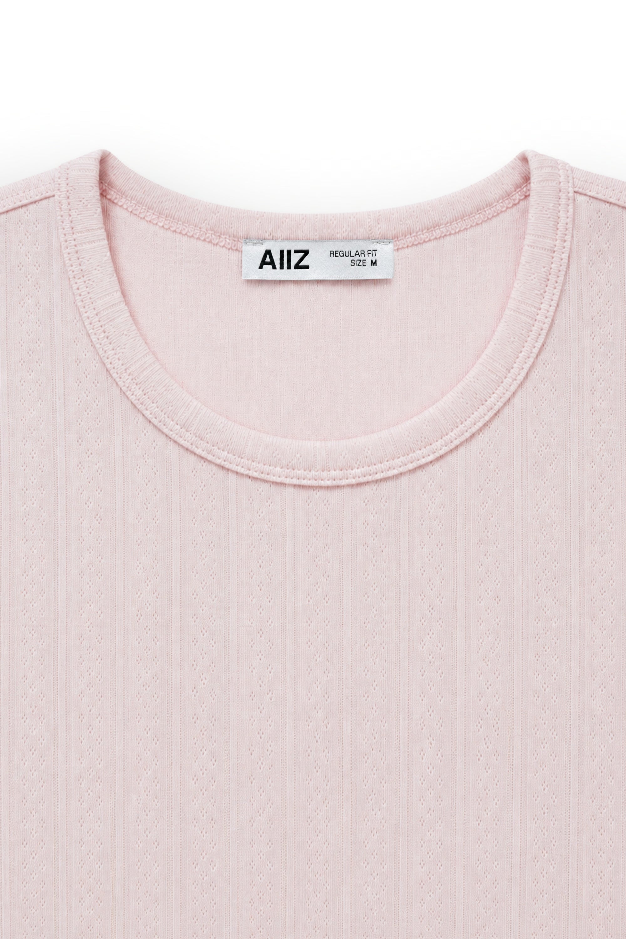 AIIZ Women's Pointelle Super Soft T-Shirt