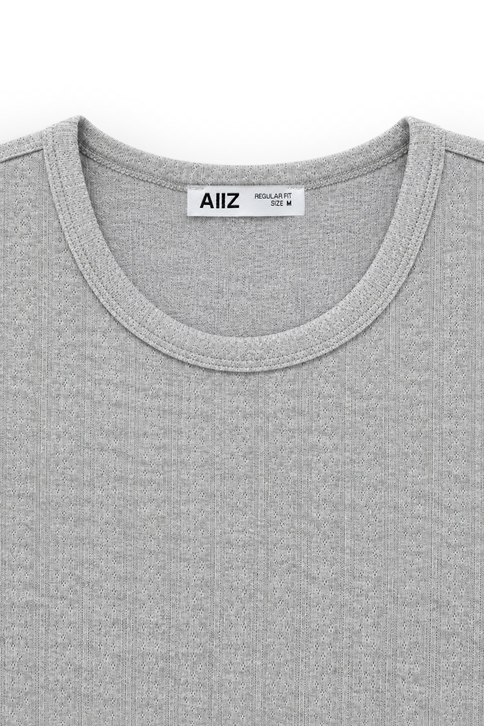 AIIZ Women's Pointelle Super Soft T-Shirt