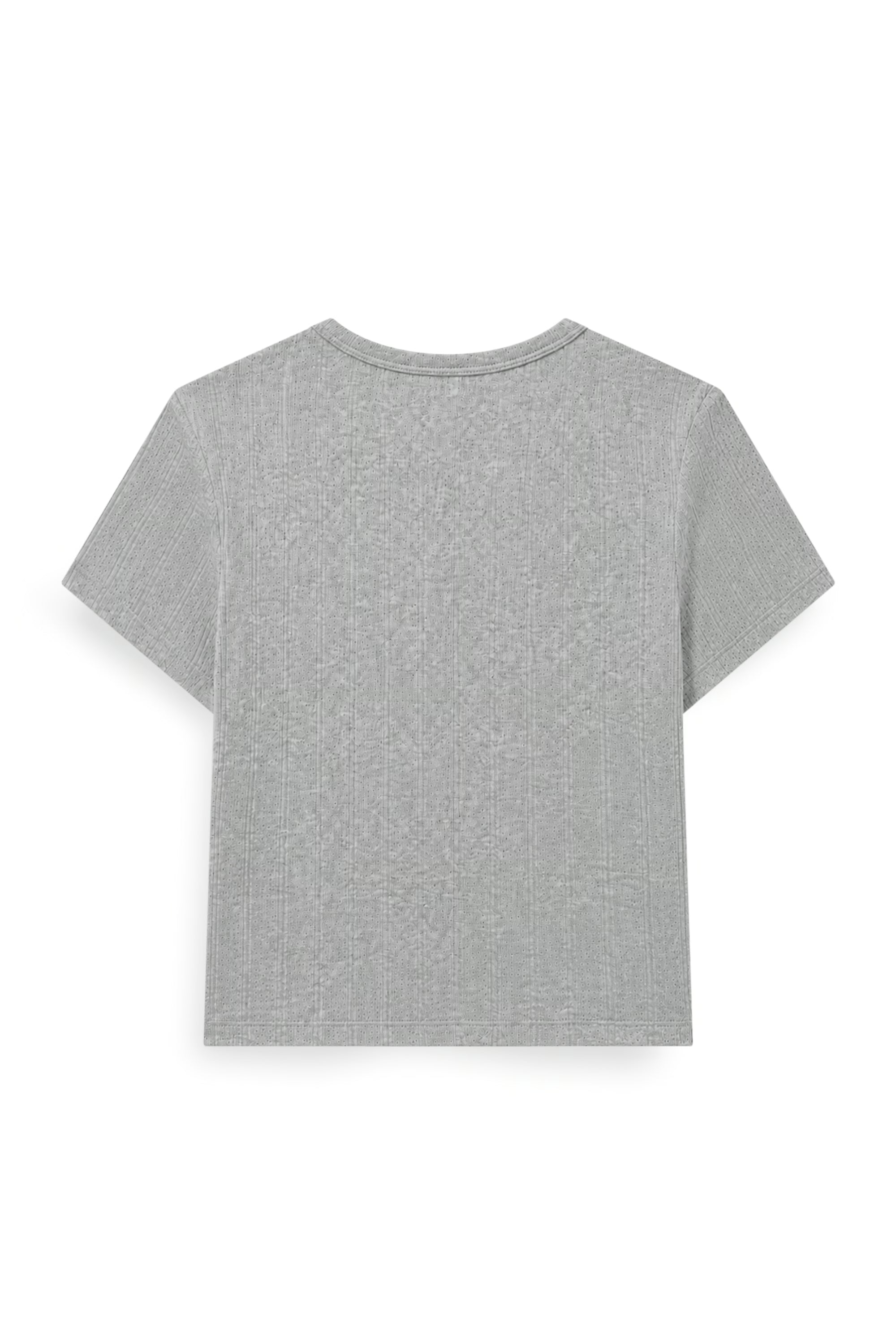 AIIZ Women's Pointelle Super Soft T-Shirt