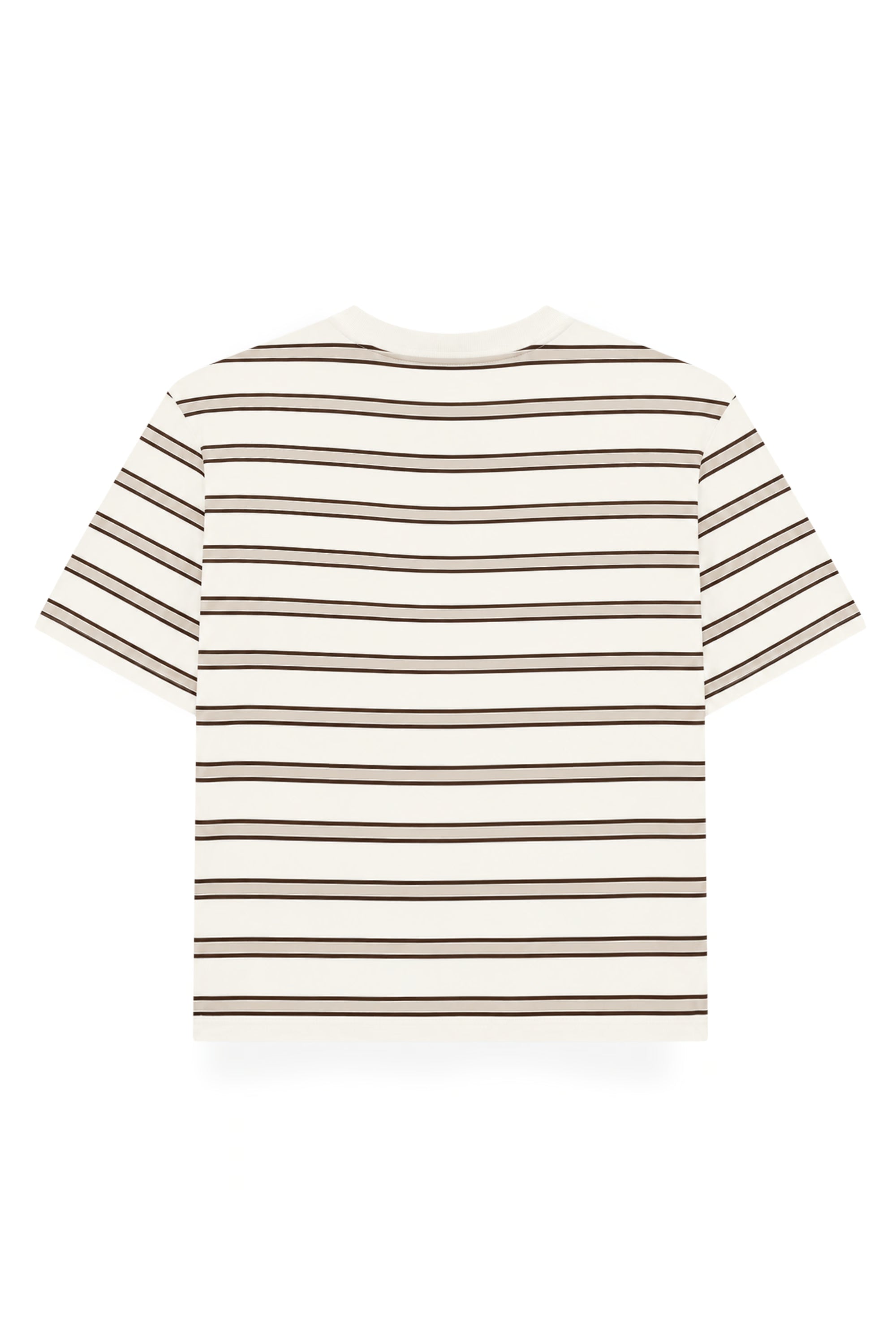 AIIZ Women's Short Sleeve Striped T-Shirt 100% Cotton