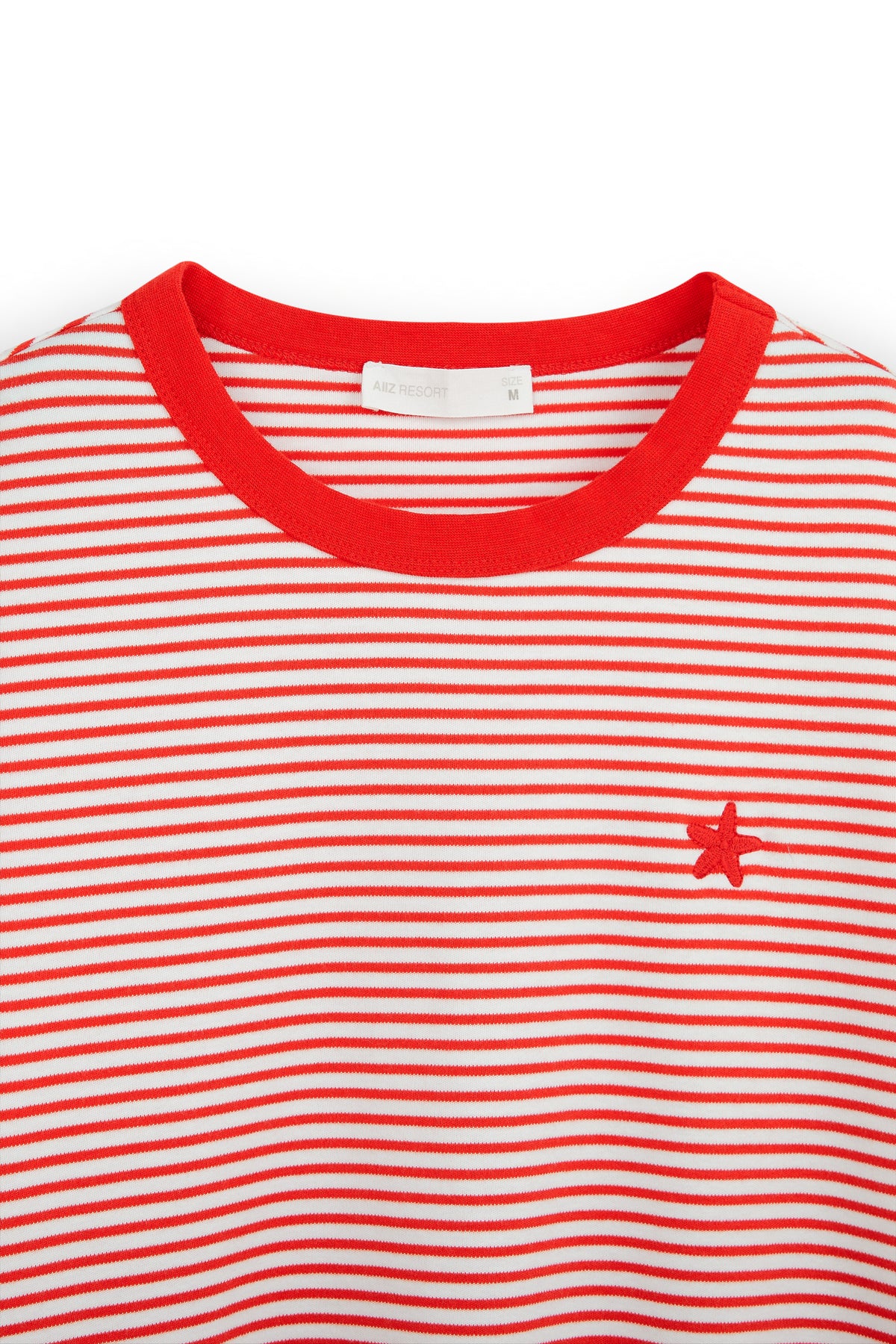 AIIZ Women's Short Sleeve Striped T-Shirt