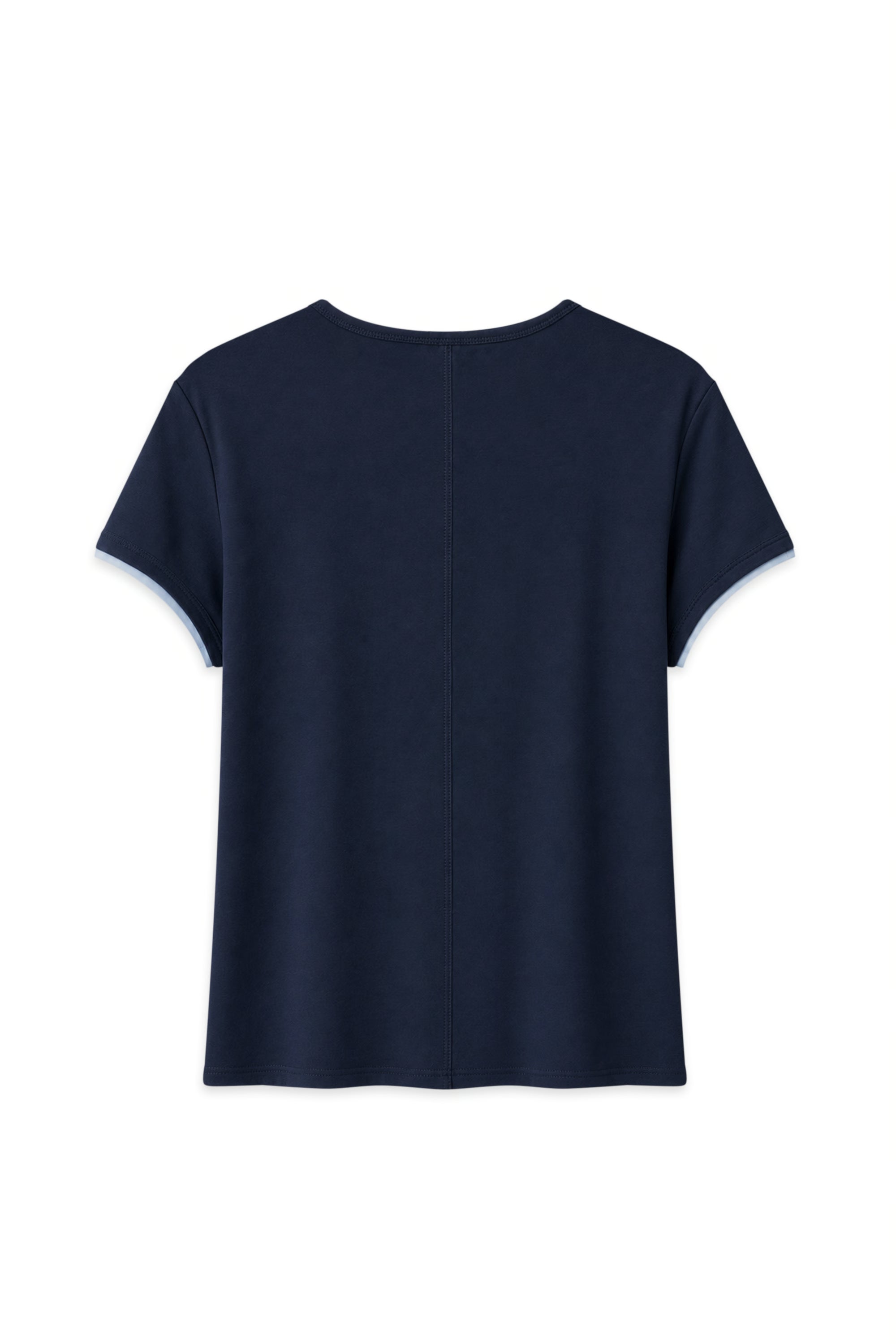 AIIZ Women's Layered Botton T-Shirt