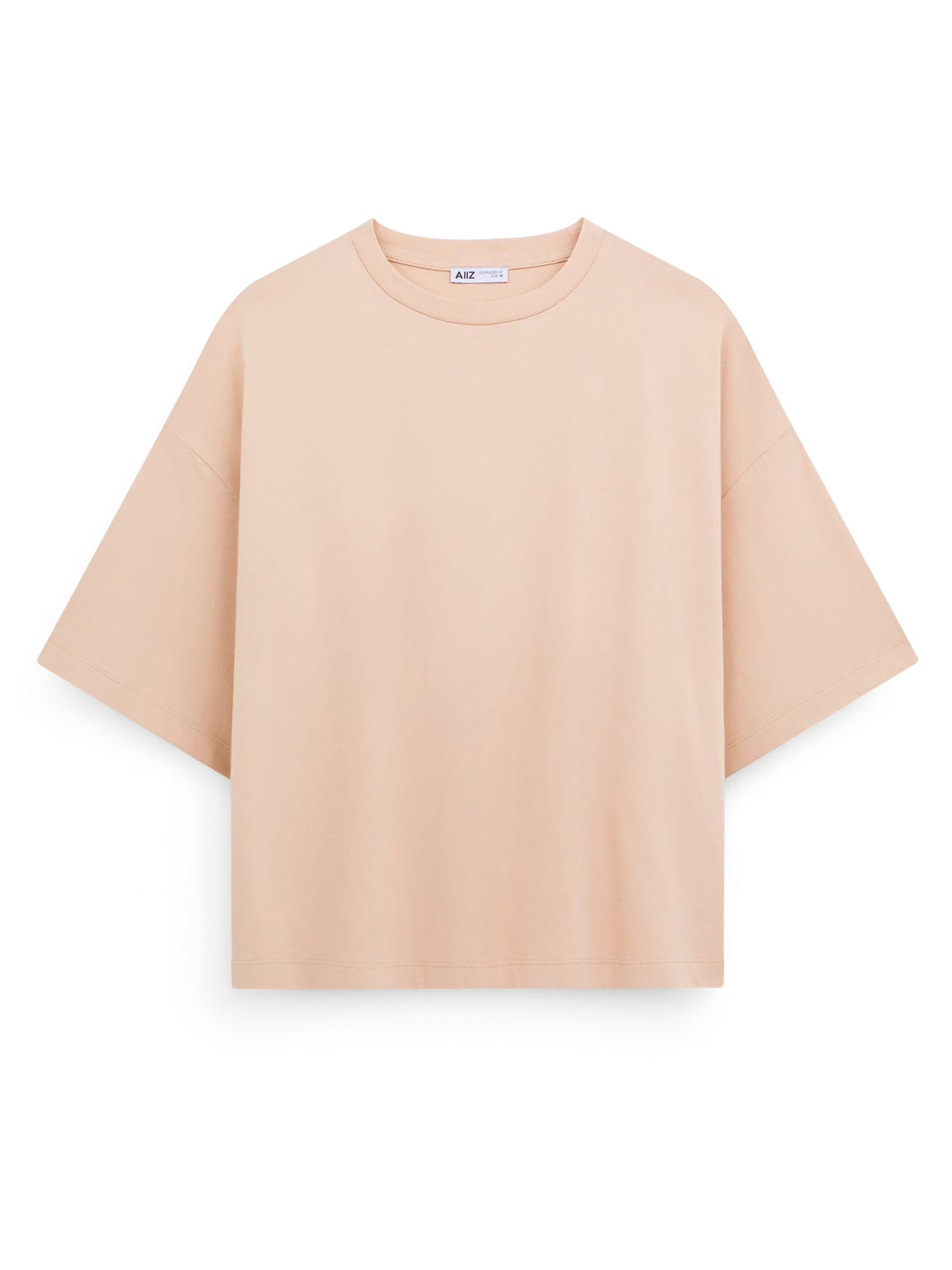 AIIZ Women's Oversized T-Shirt (NUDE / S)