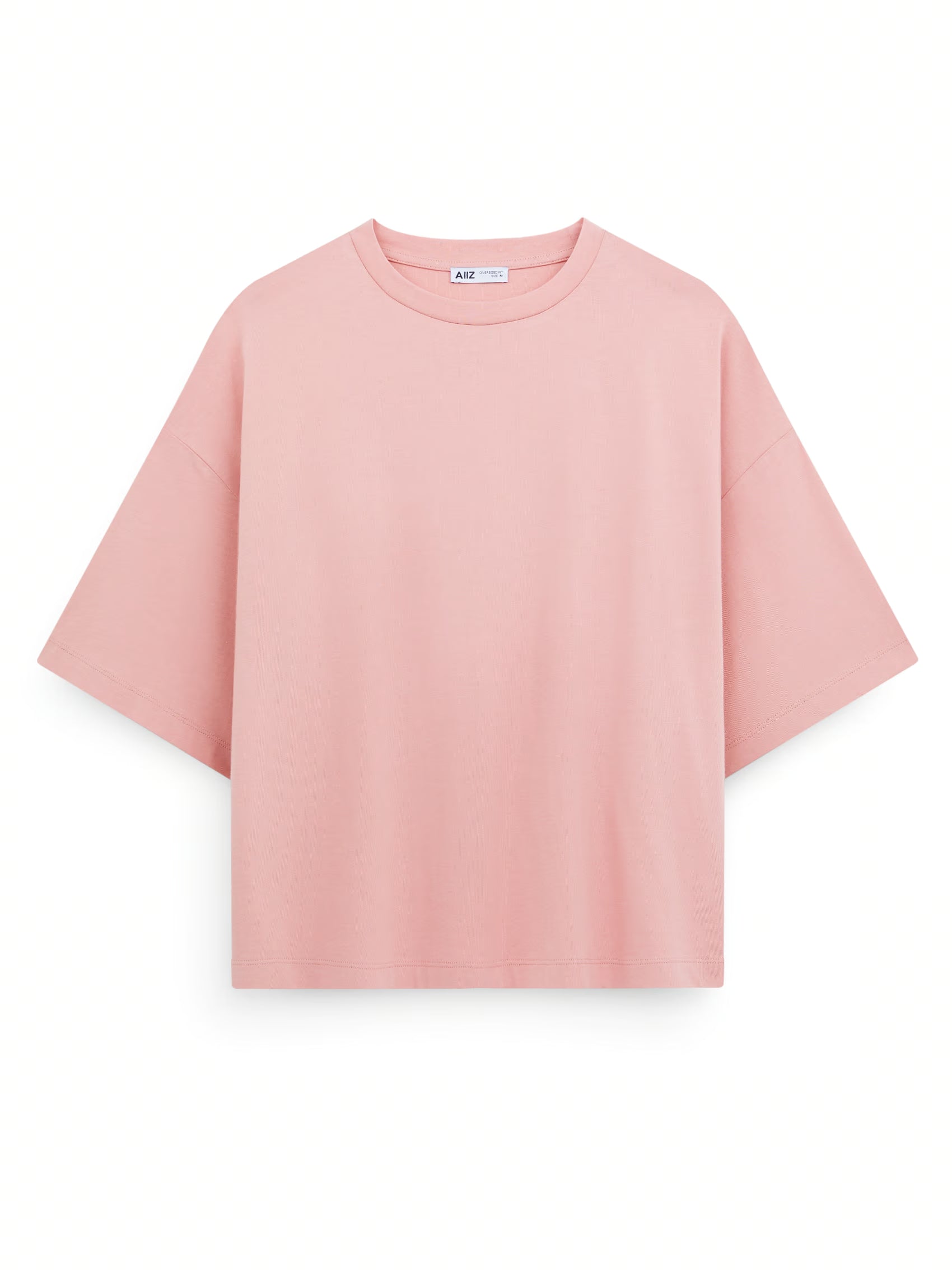 AIIZ Women's Oversized T-Shirt (Pink / S)