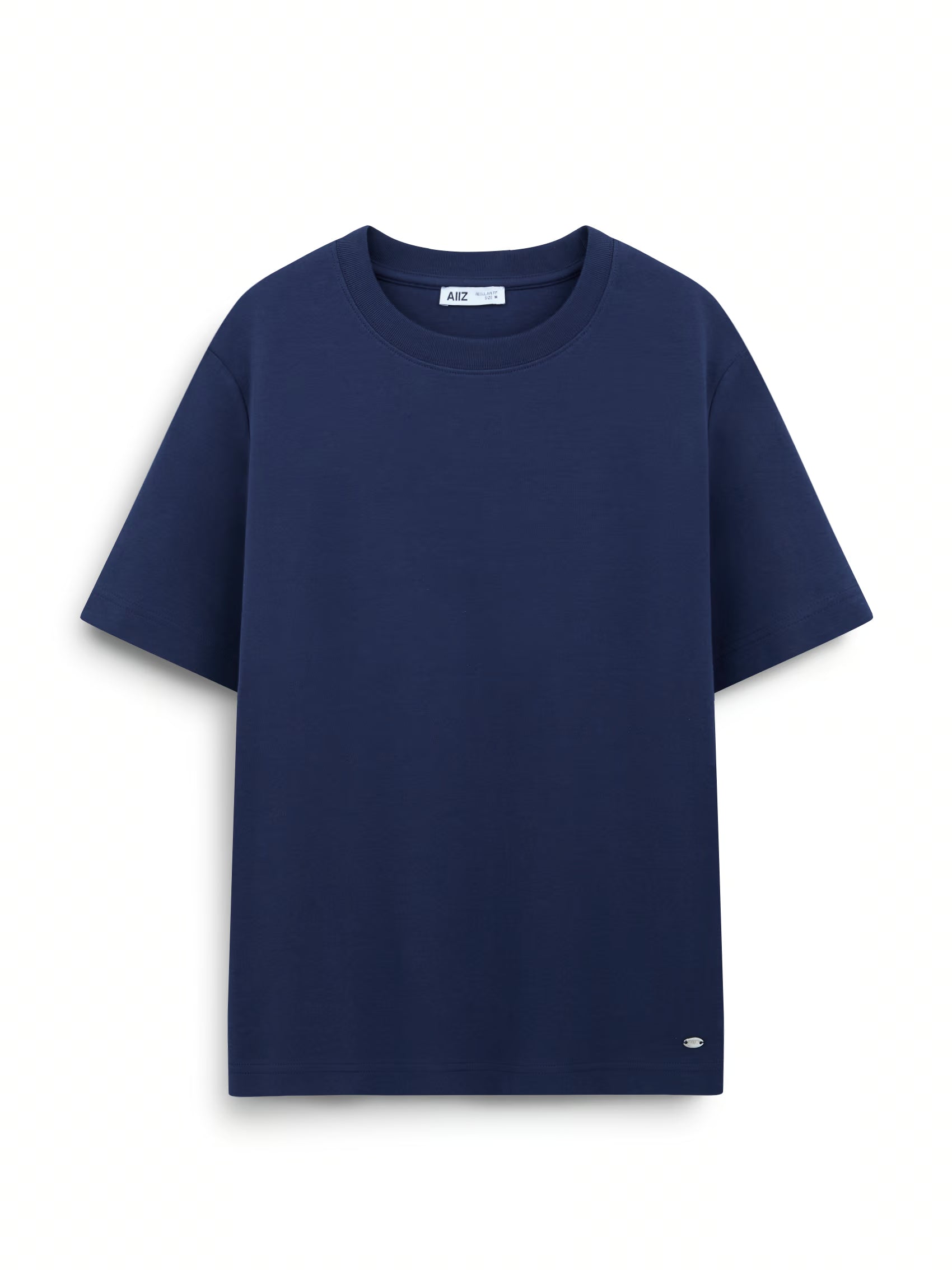 AIIZ Women's Regular T-Shirt (Navy / S)