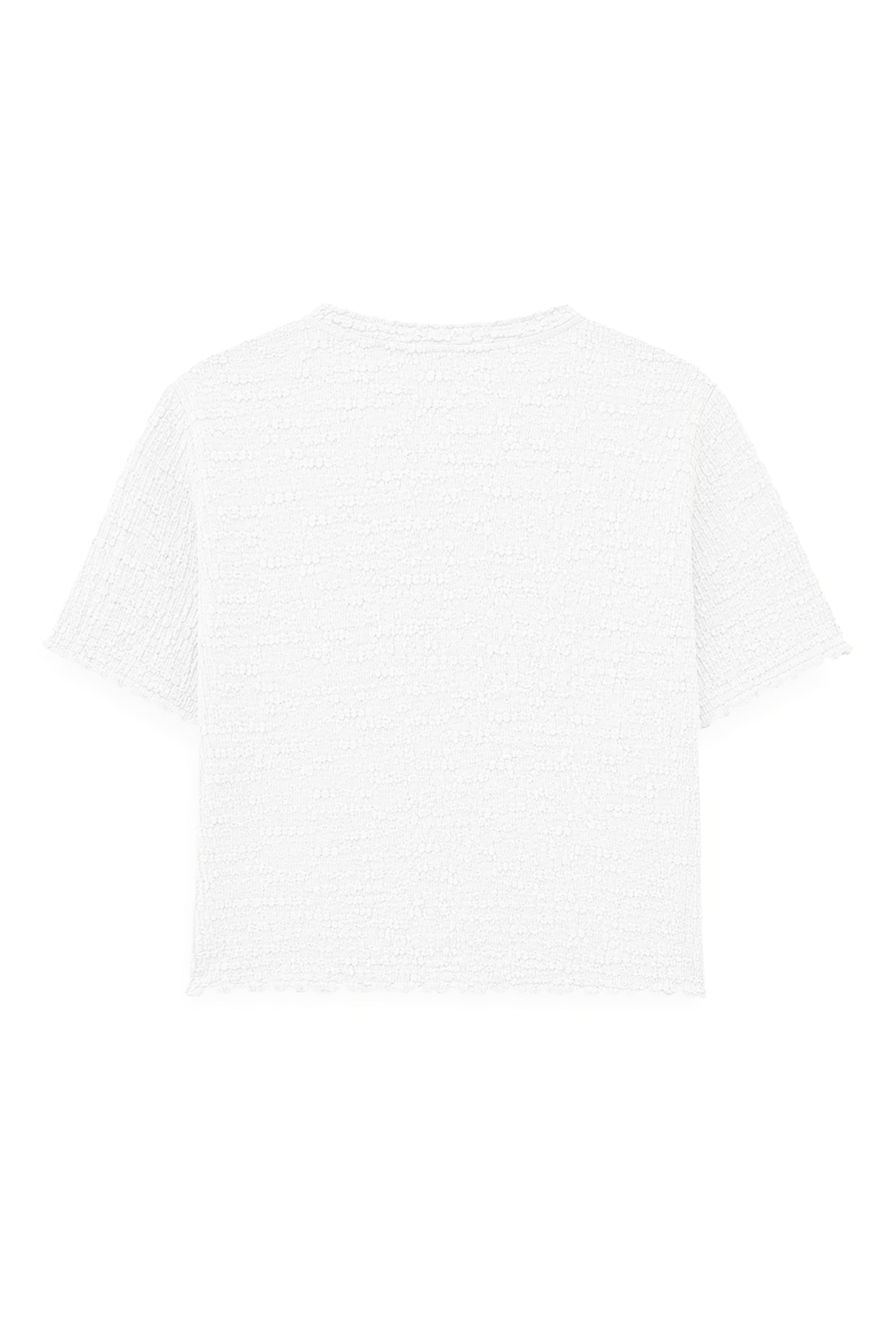 AIIZ Women's Crinkle T-Shirt