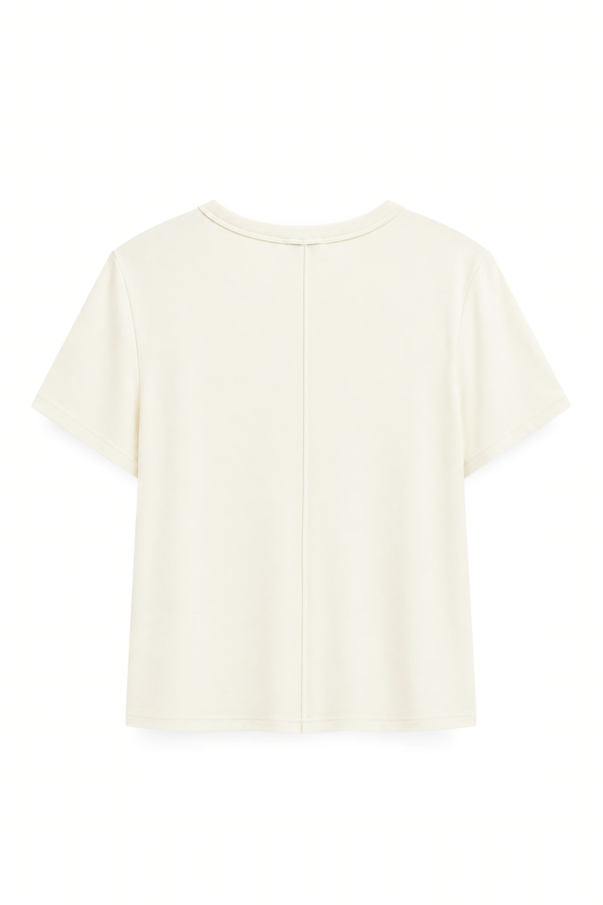 AIIZ Women's Soft Sheer Shorts Sleeves T-Shirt