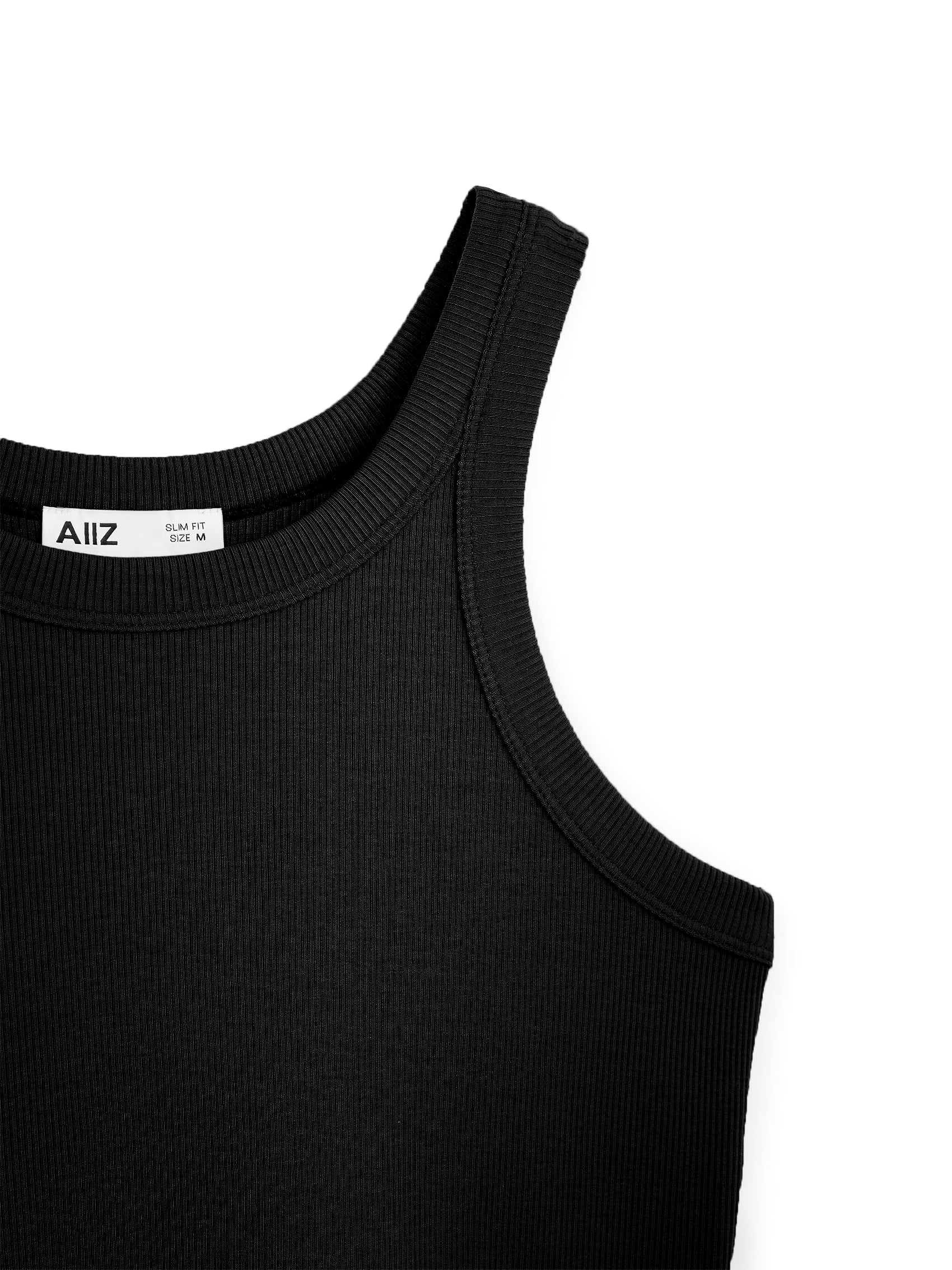 AIIZ Women's Rib Knit Tank Top