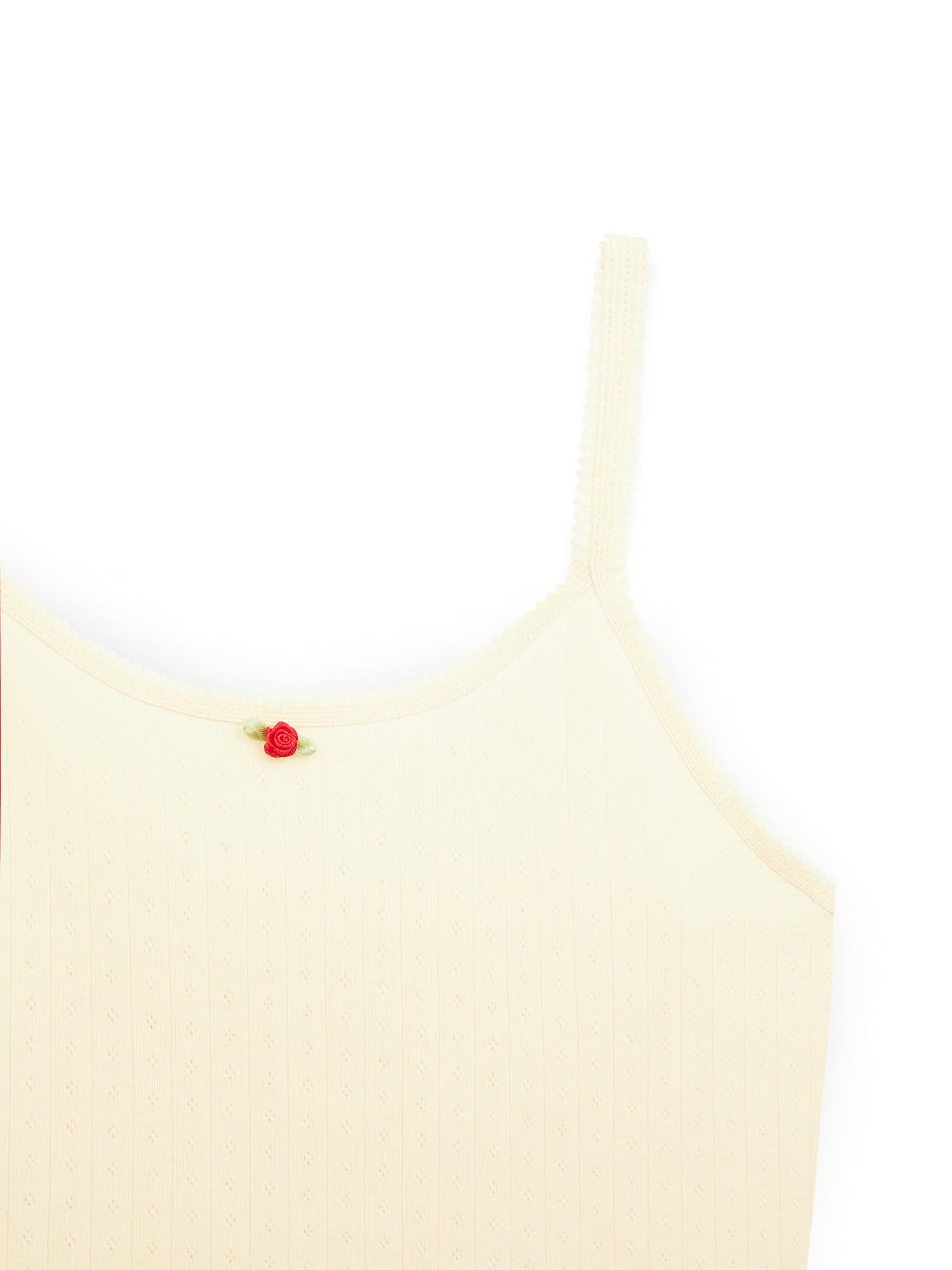 AIIZ (a.moment) Pointelle Strappy Top