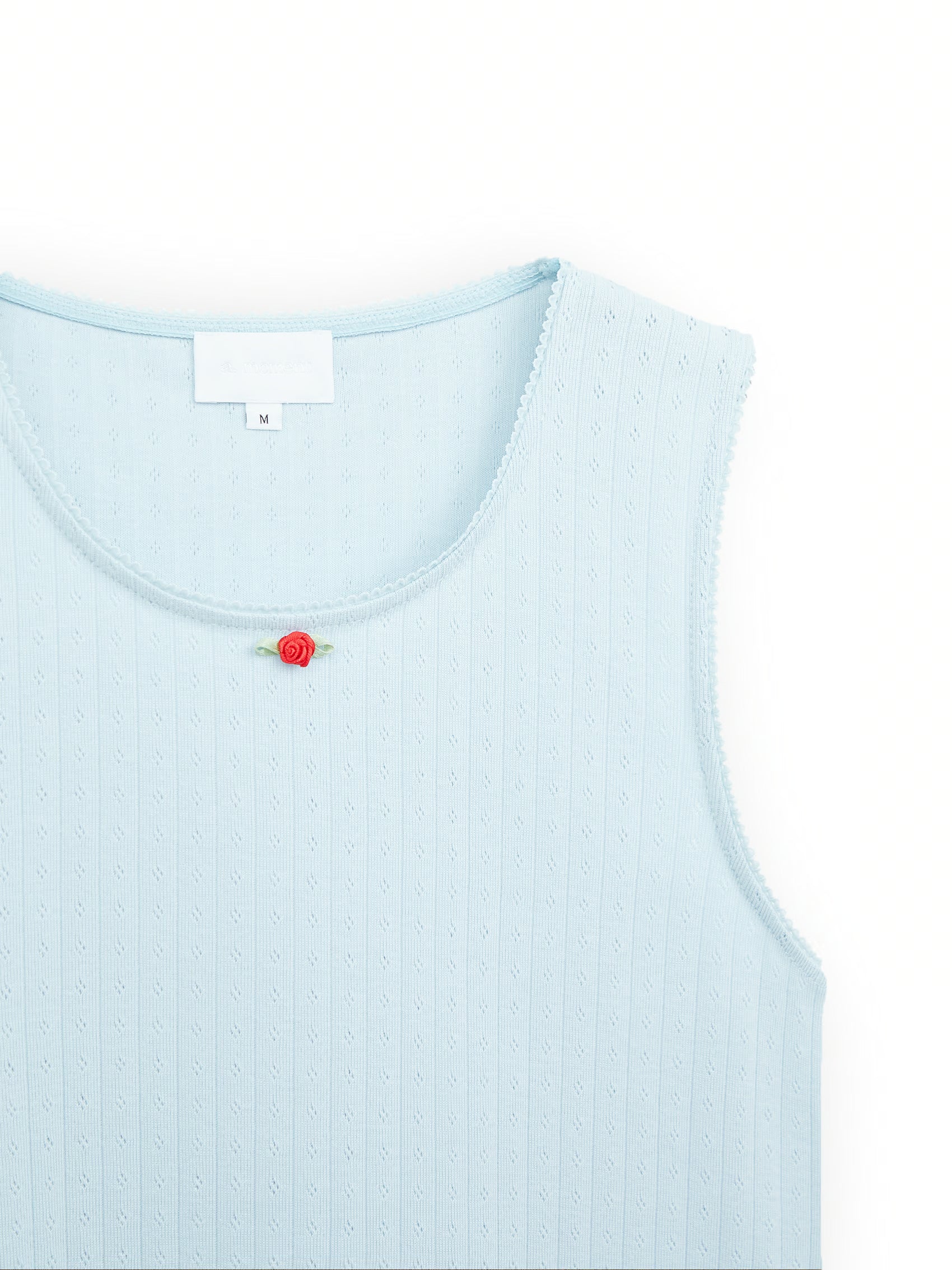 AIIZ (a.moment) Pointelle Sleeveless Top