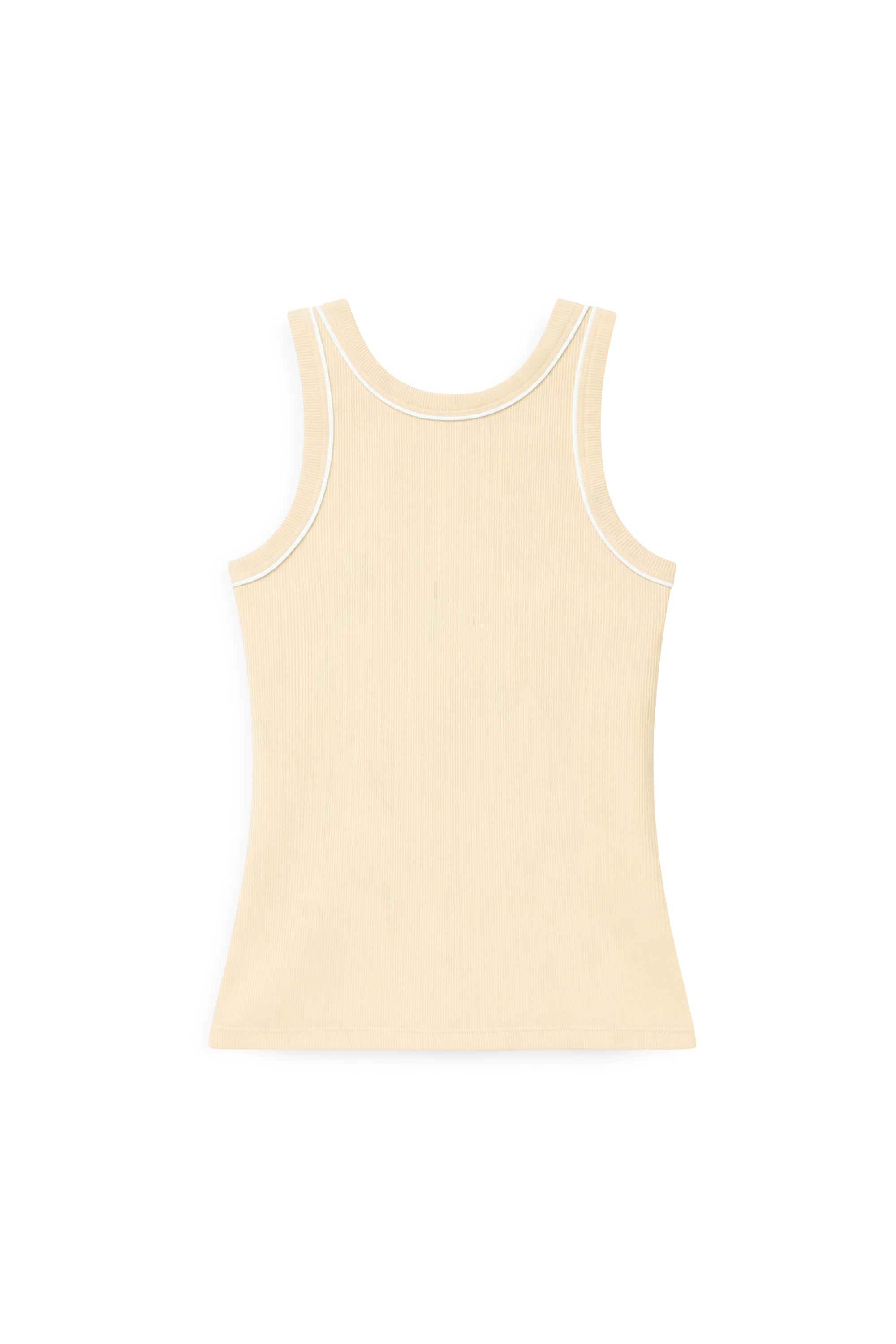 AIIZ Women's Tipping Rib Tank Top