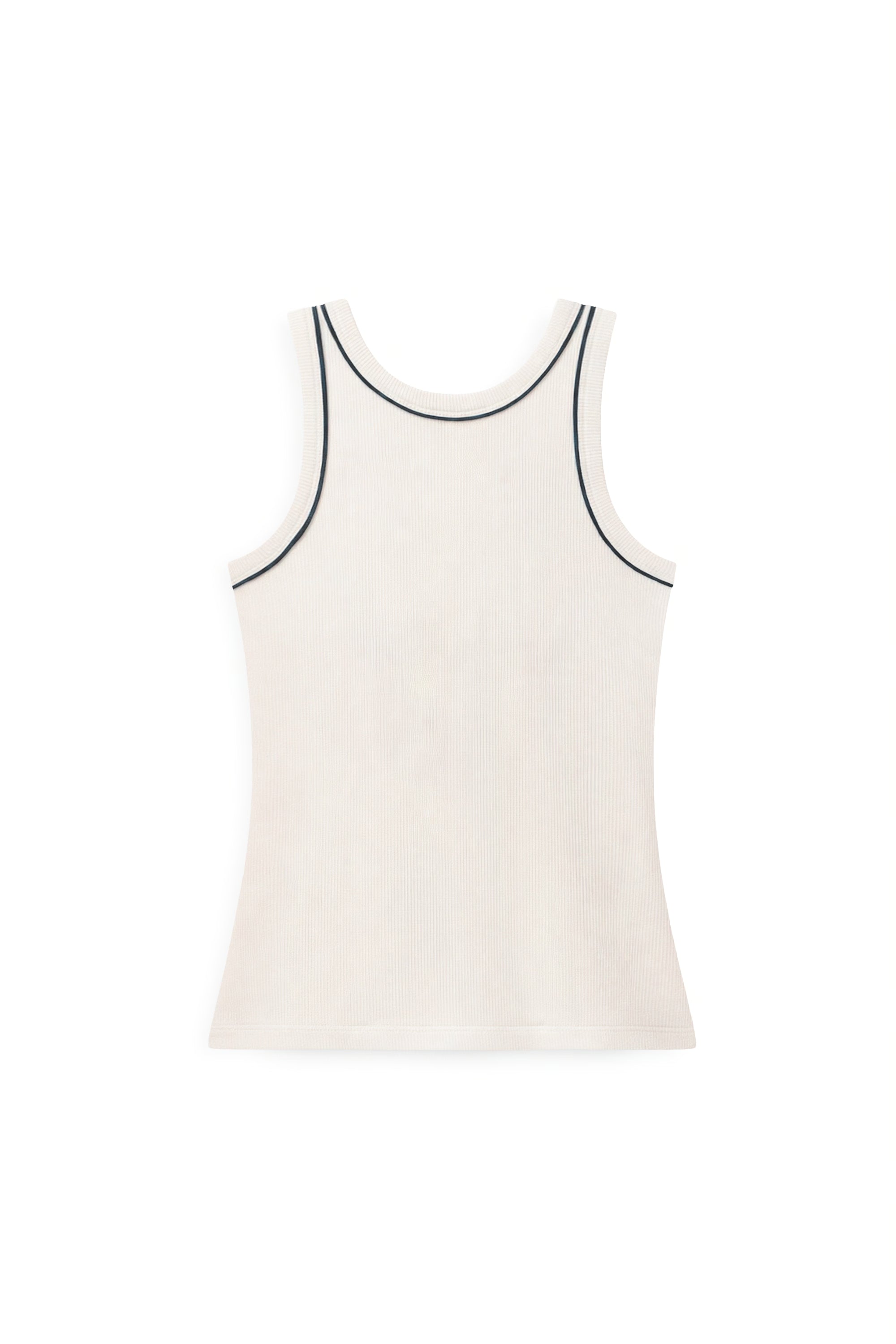 AIIZ Women's Tipping Rib Tank Top