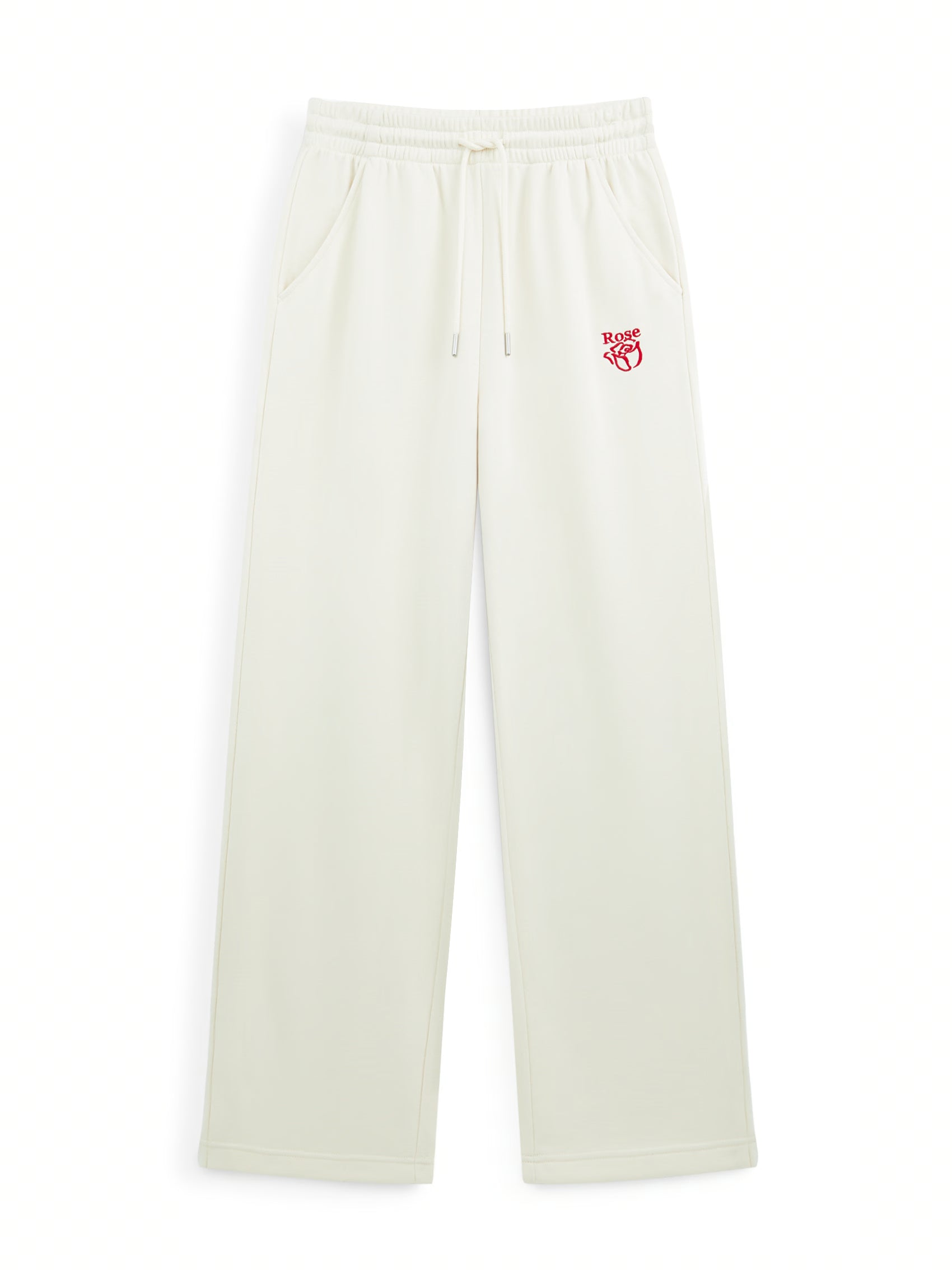 AIIZ Women's Rose Straight Leg Sweatpants (Cream / S)