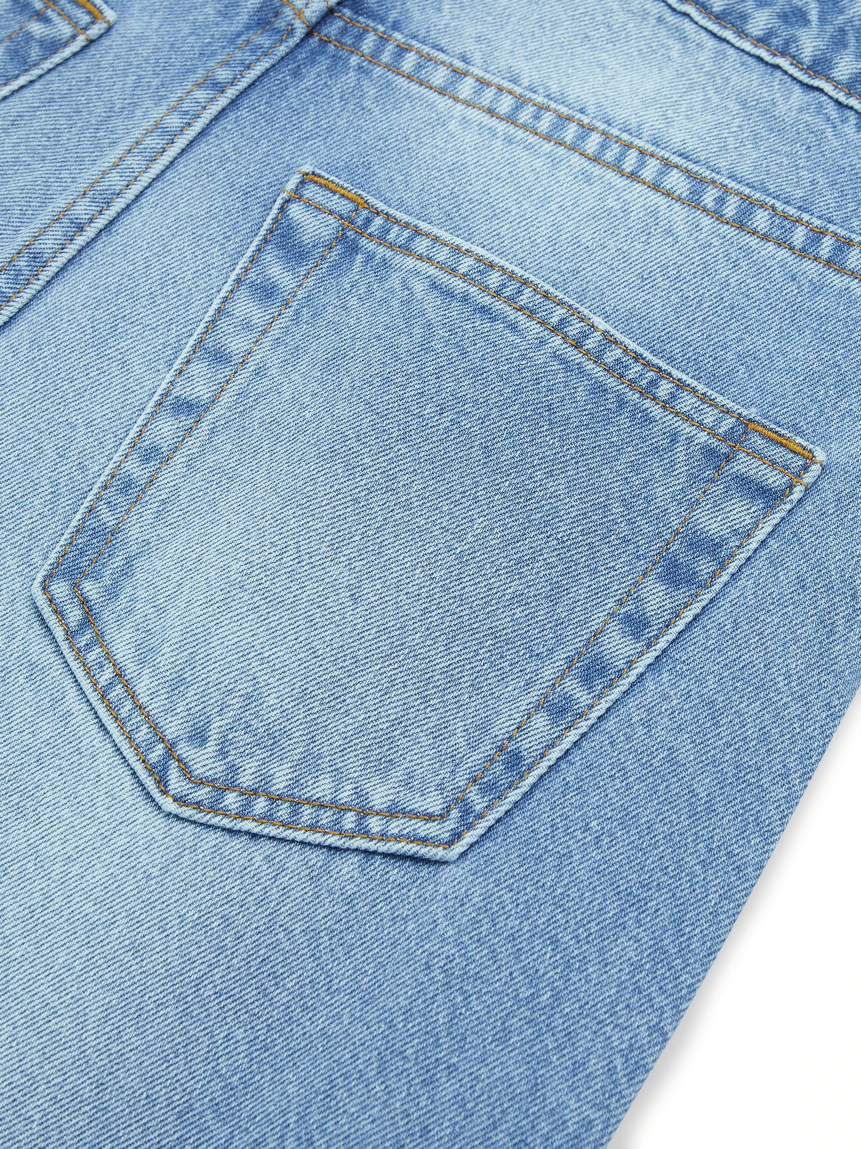 AIIZ Women's Straight Long Denim