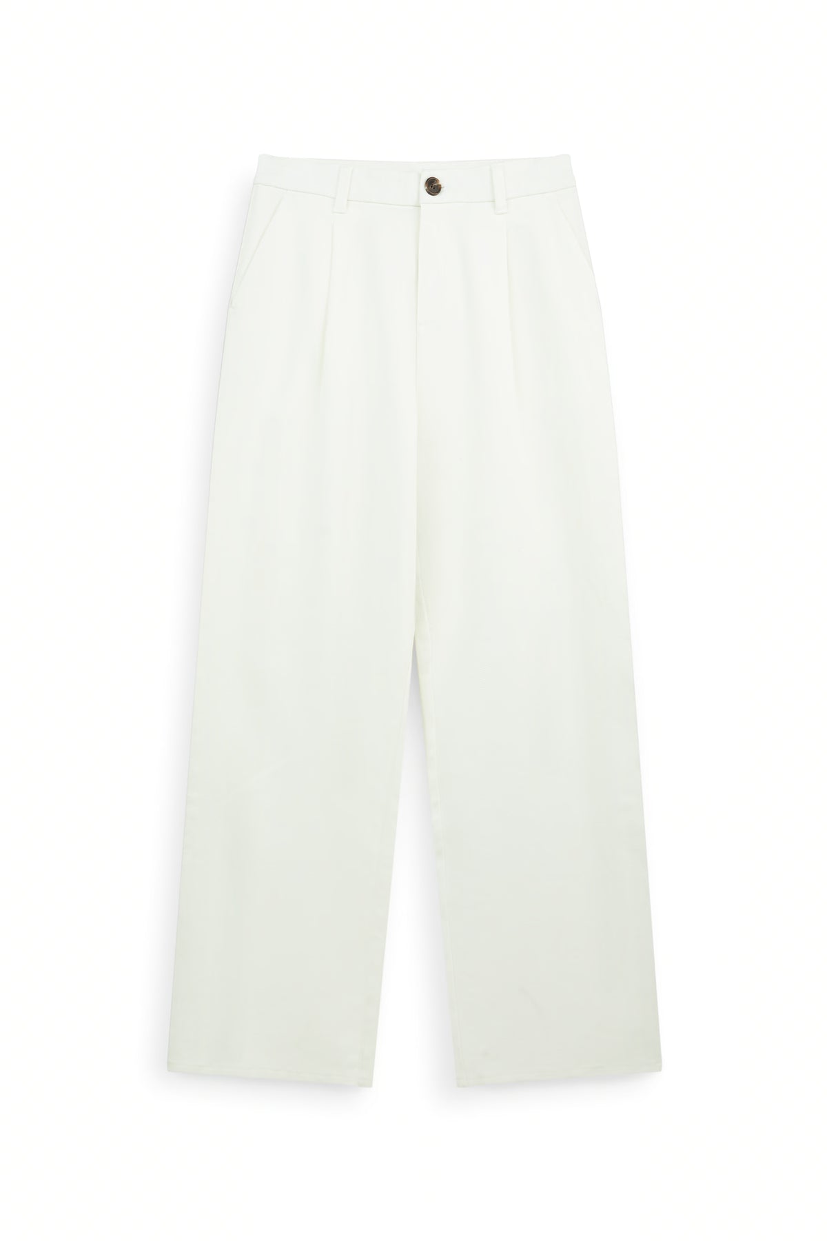 AIIZ Women's Pleated Straight Leg Pants