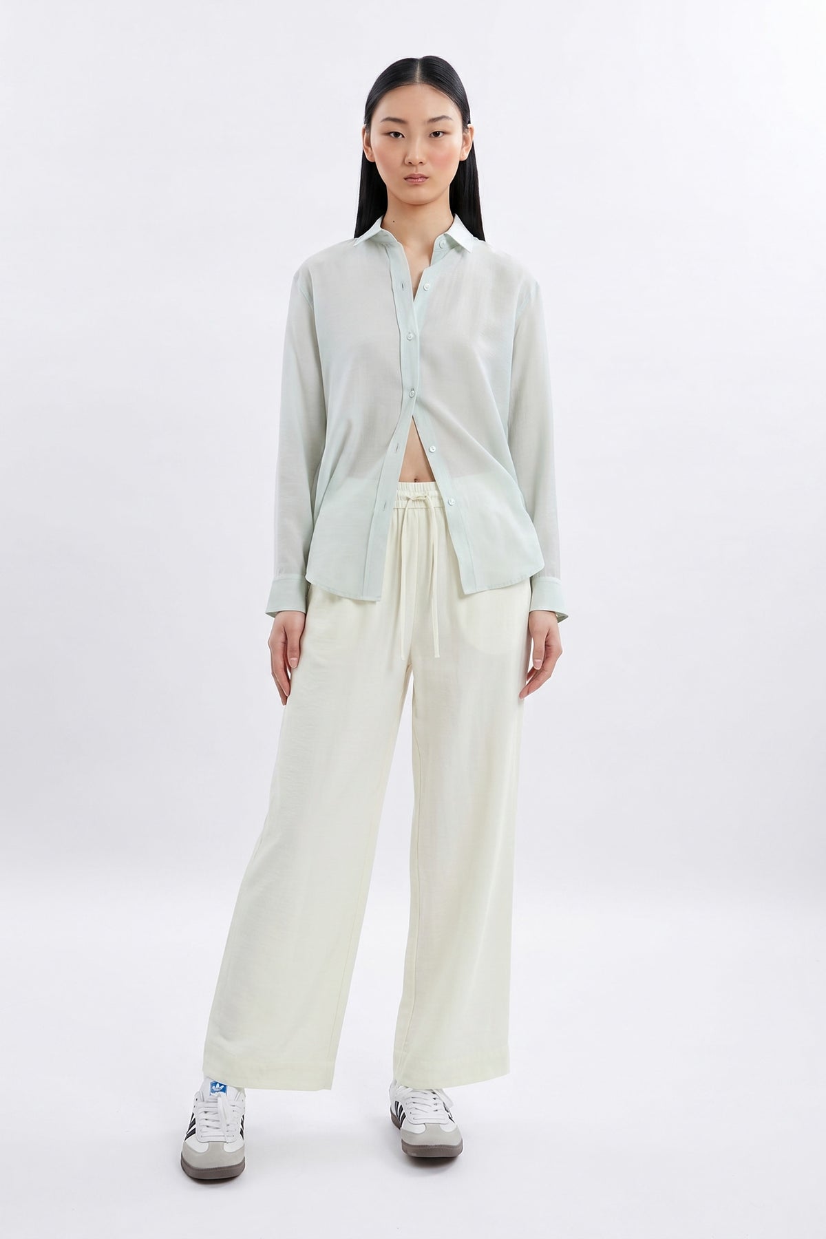 AIIZ Women's Rayon Blend Easy Pants