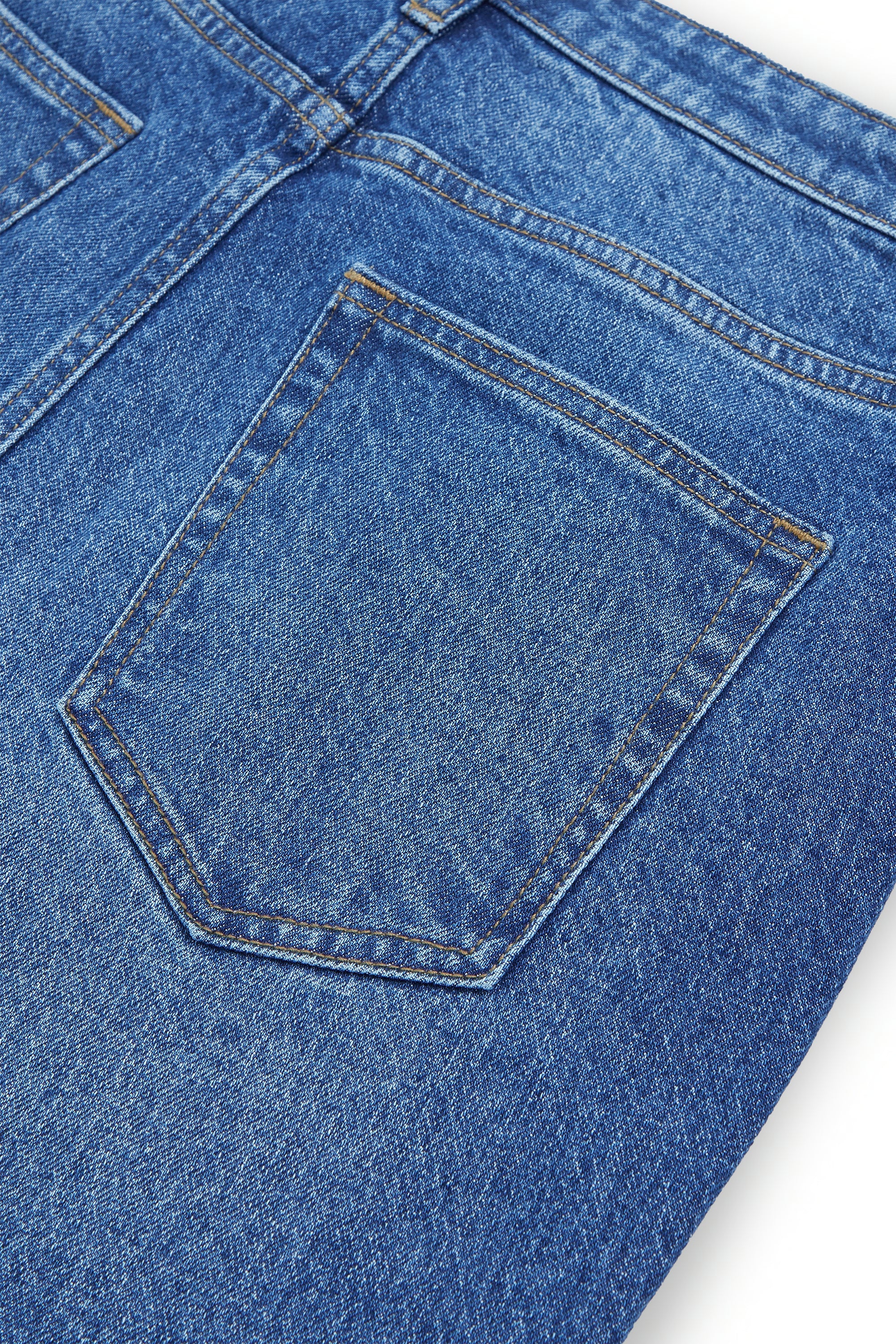 AIIZ Women's Flare Long Denim