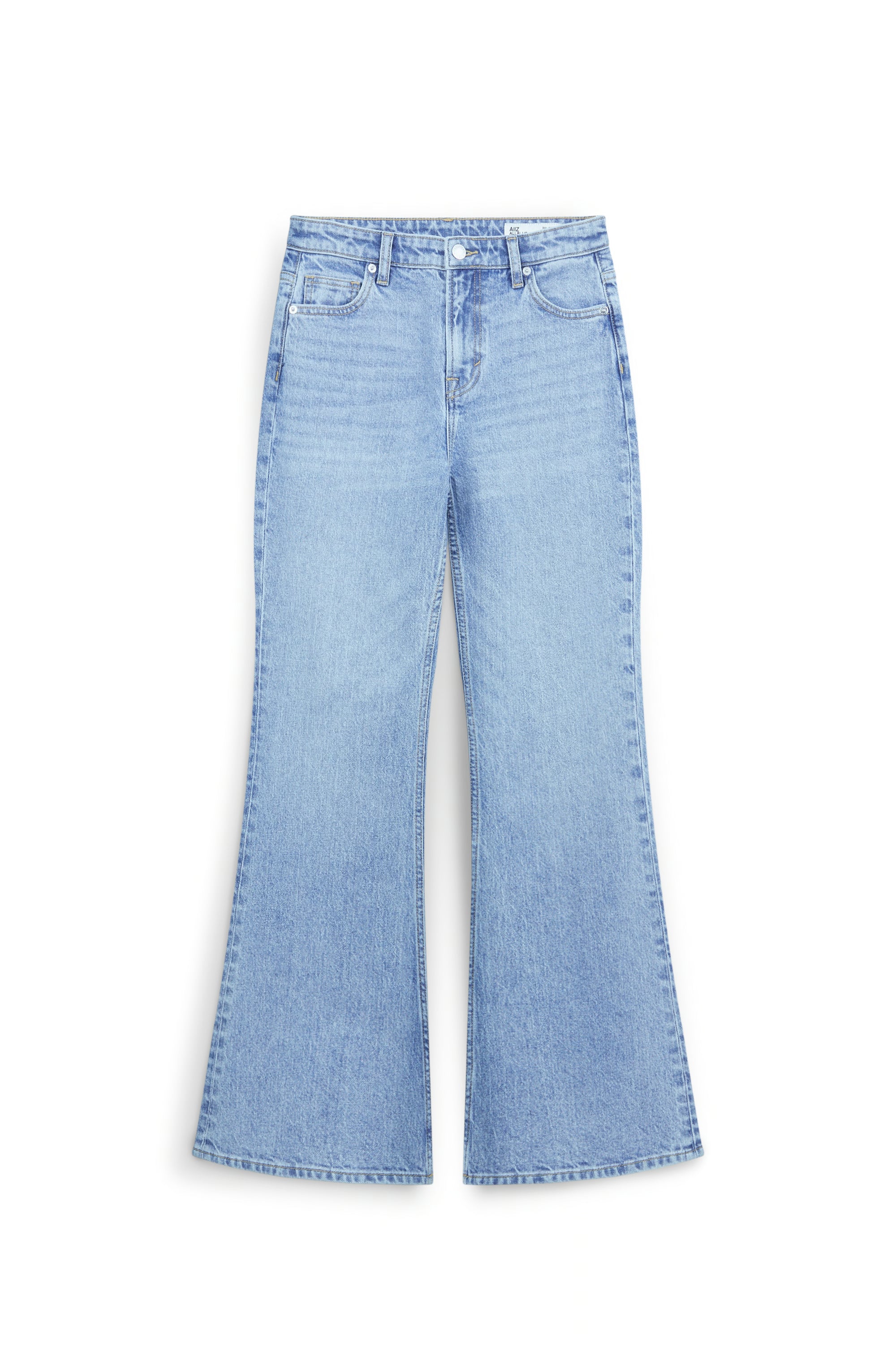 AIIZ Women's Flare Long Denim (Light Blue / 25)