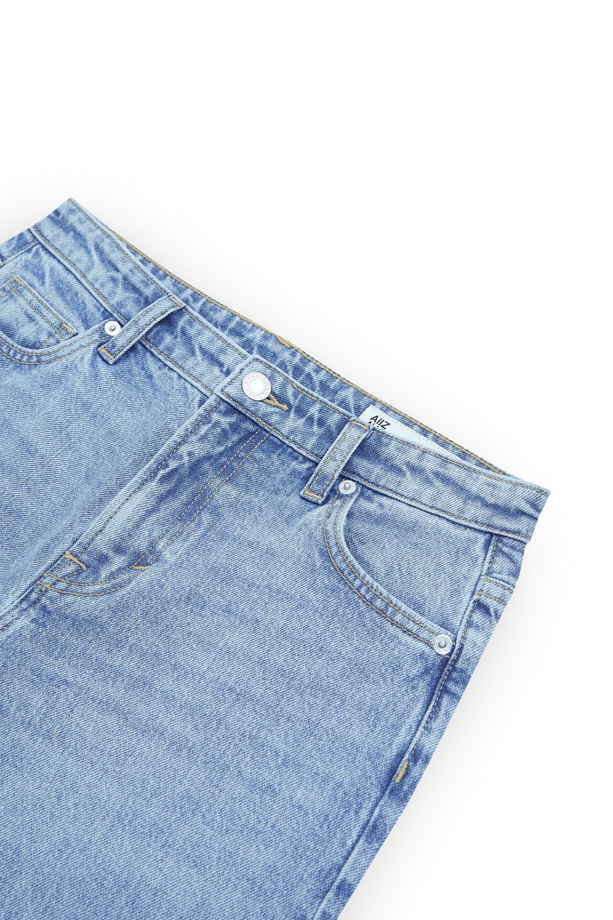 AIIZ Women's Flare Long Denim