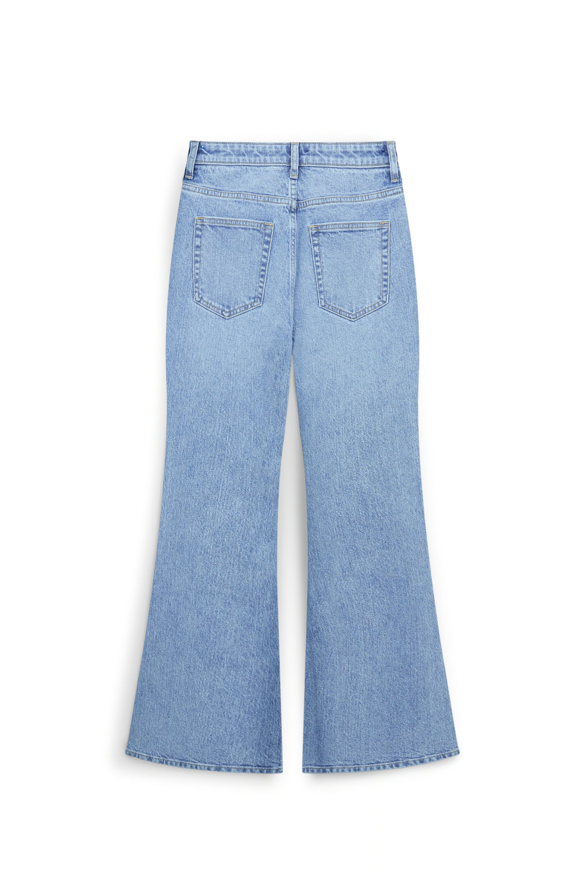 AIIZ Women's Flare Long Denim