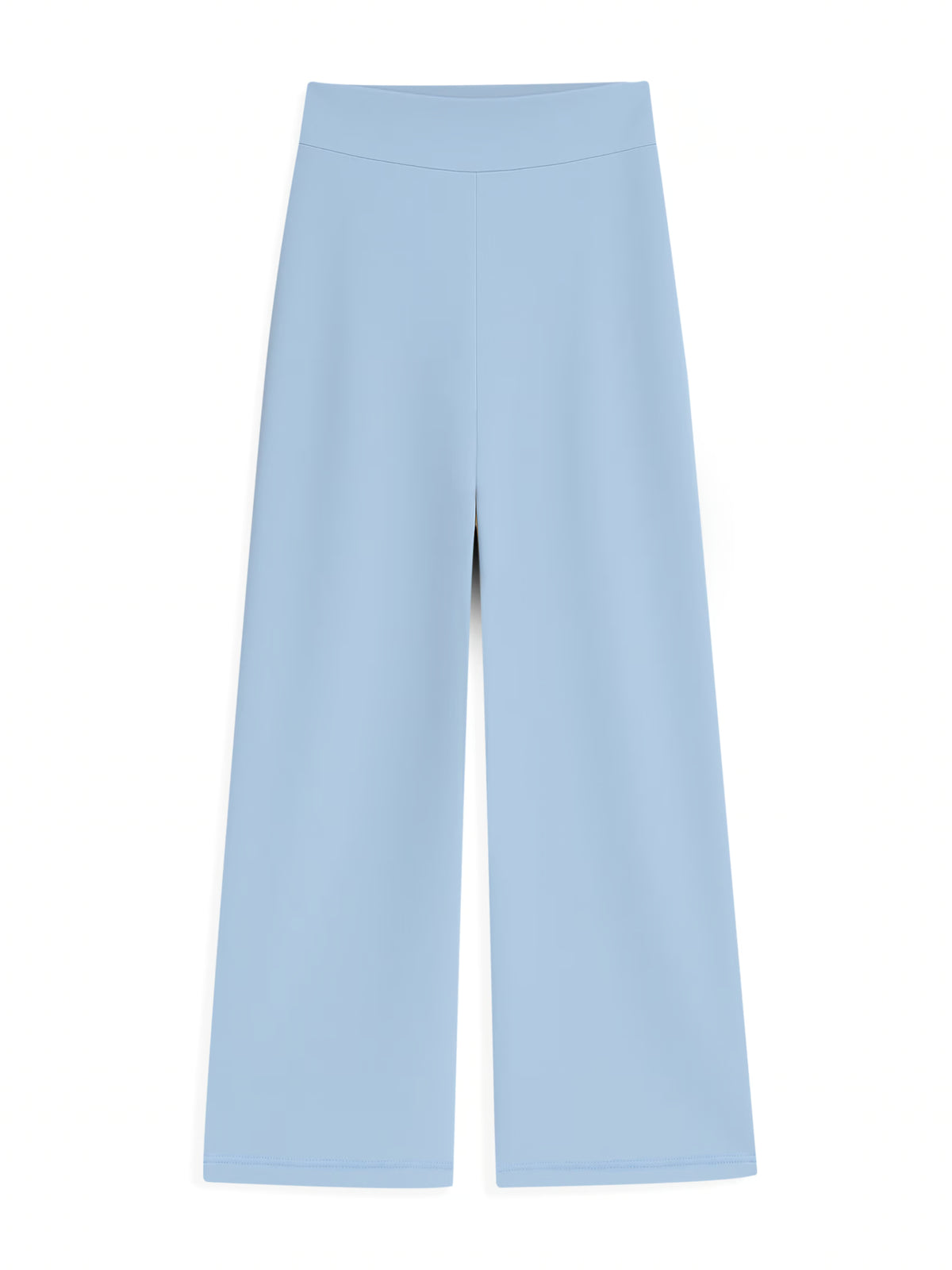 AIIZ Women's High-Rise Wide-Leg Pants (Blue / S)