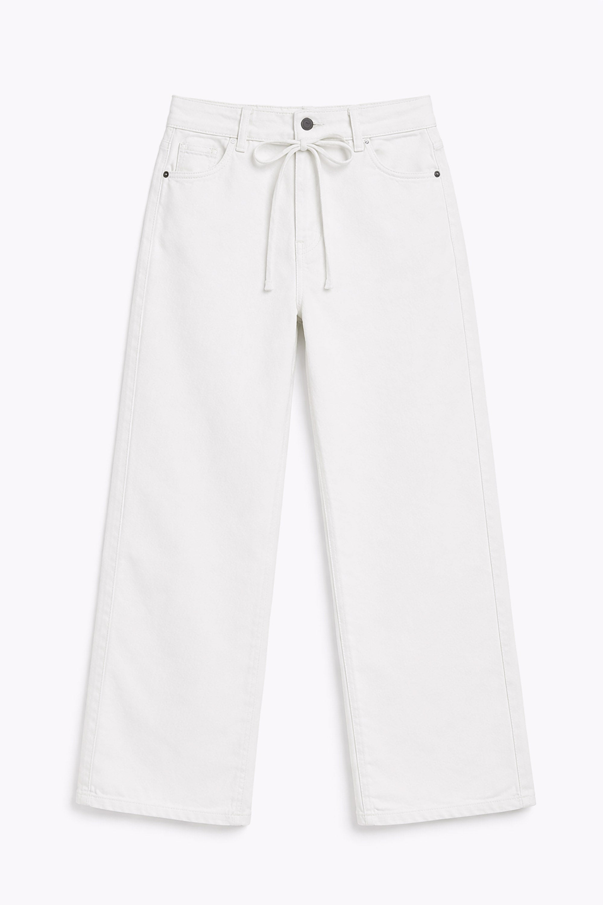 AIIZ (a.moment) Baggy Jeans (OFF WHITE / 25)