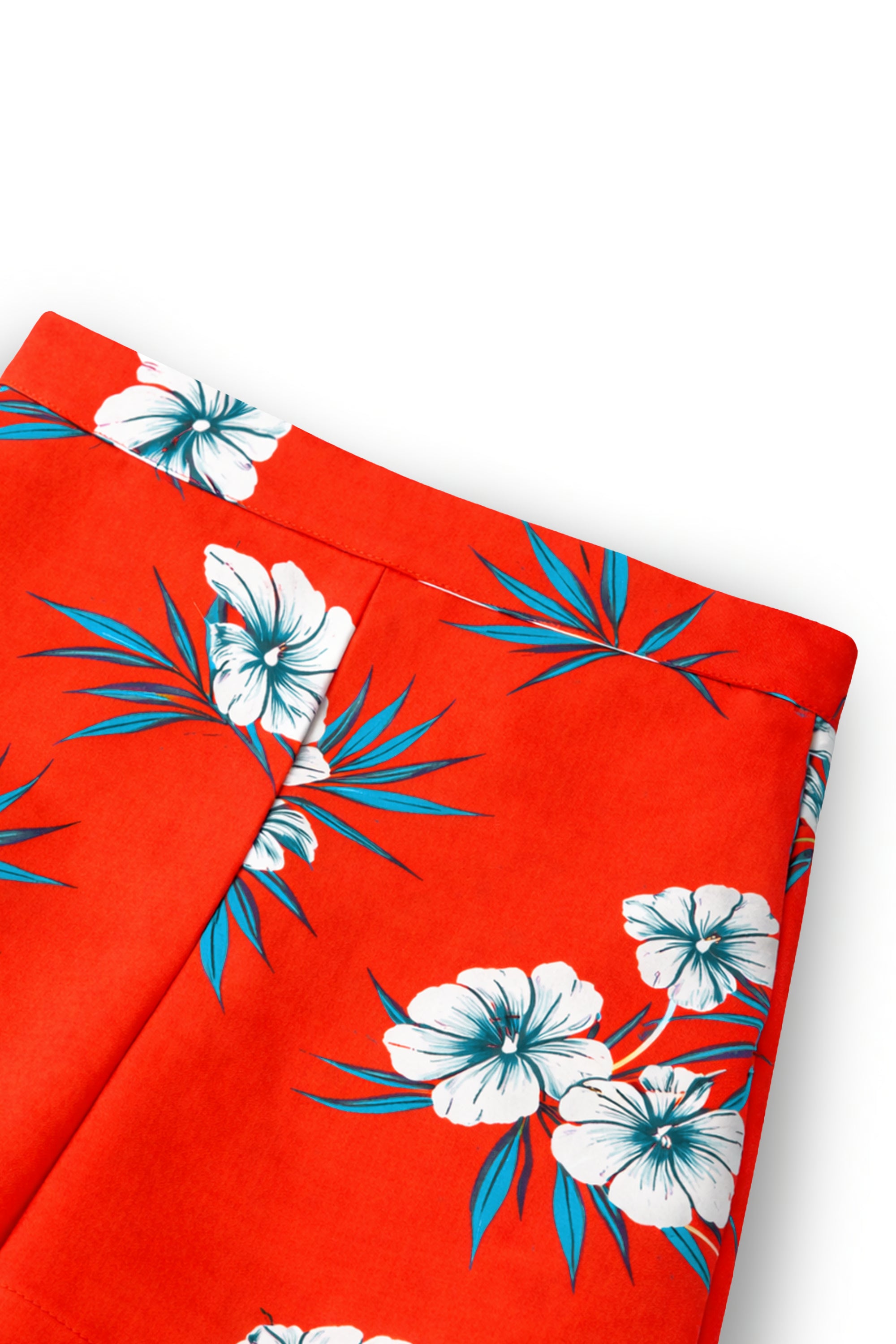 AIIZ Women’s Songkran Floral Shorts – 100% Rayon