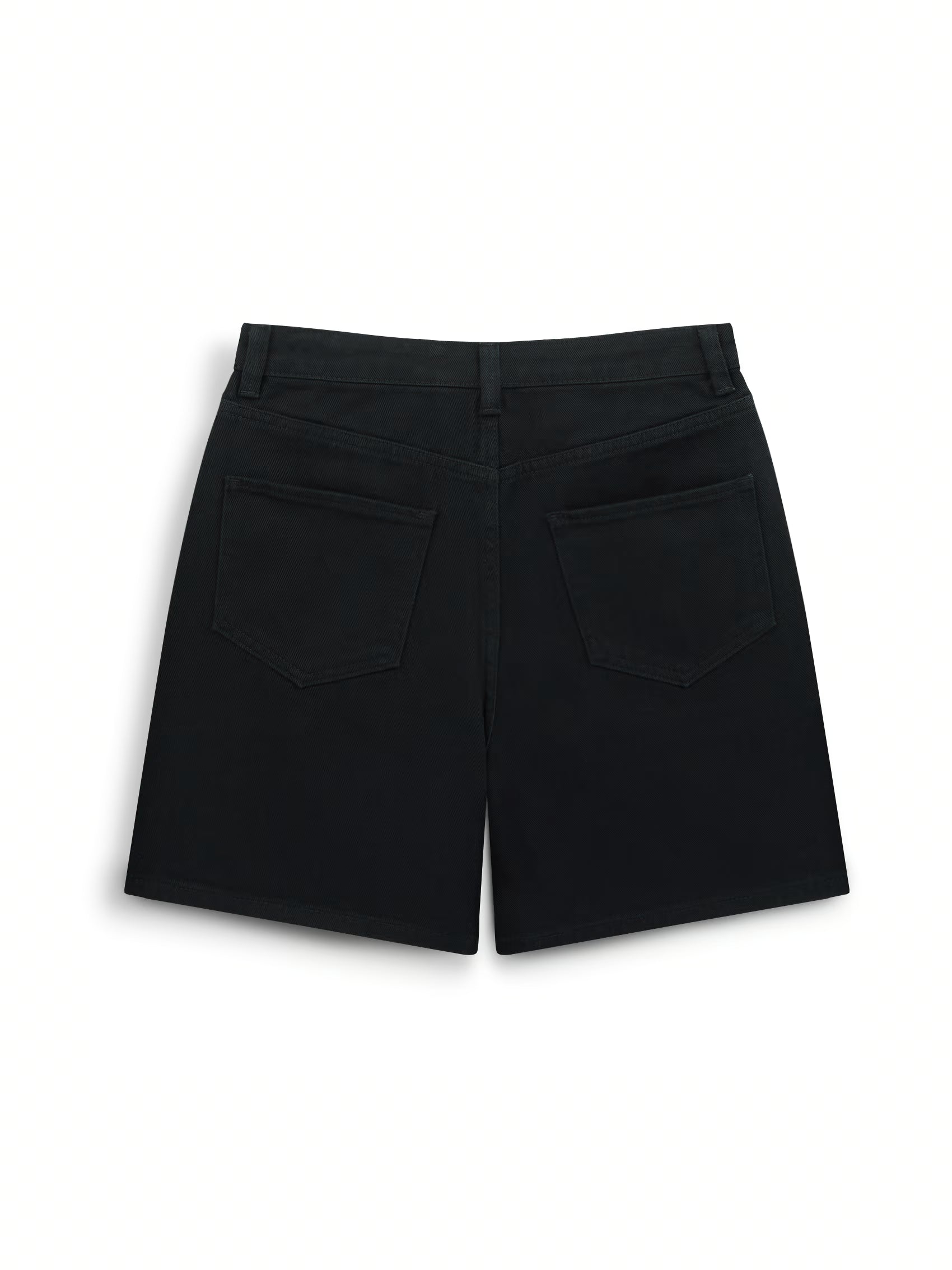 AIIZ Women's High Waist Shorts Denim