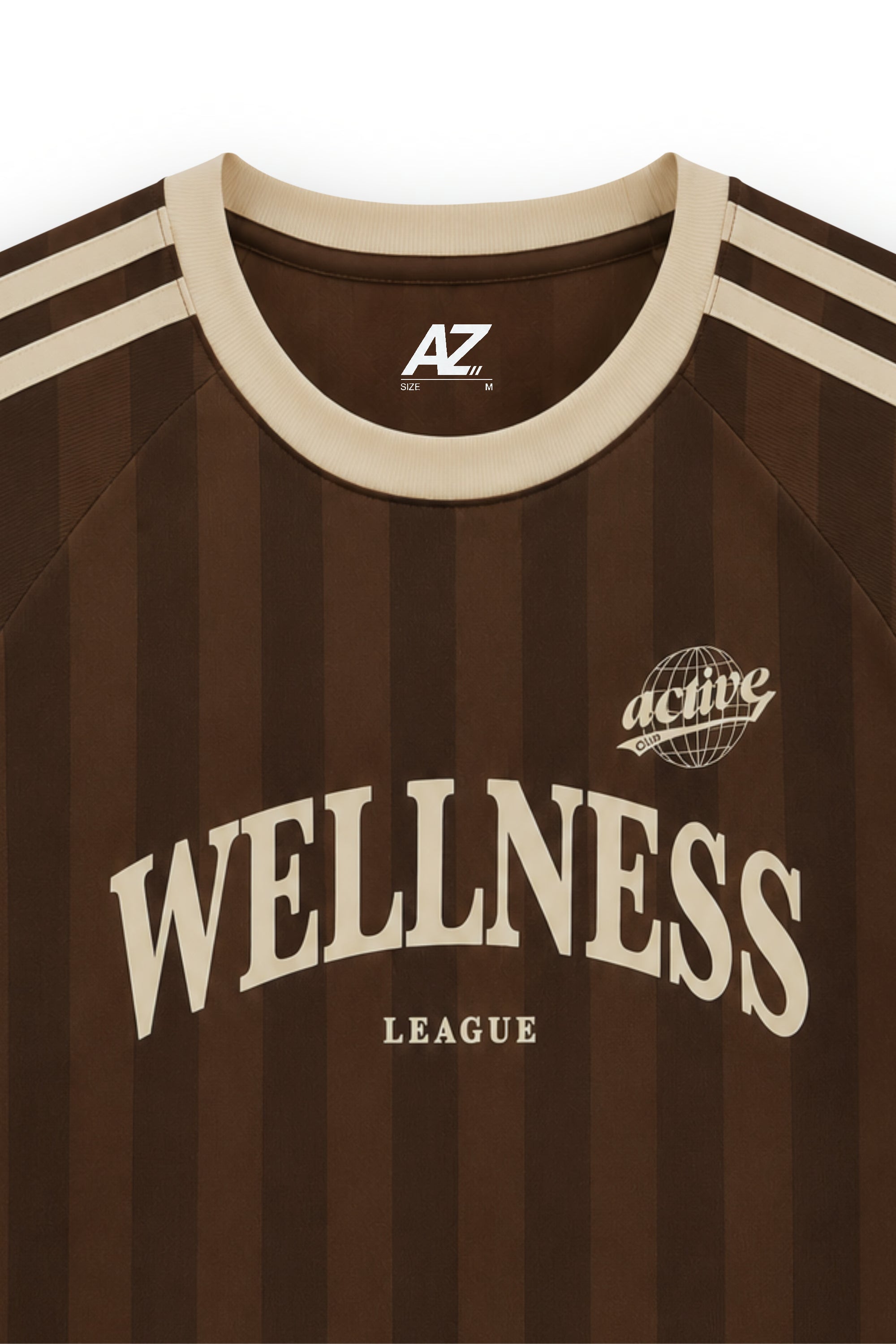 AIIZ Women's The Blokecore Edit Pinstripe Tee