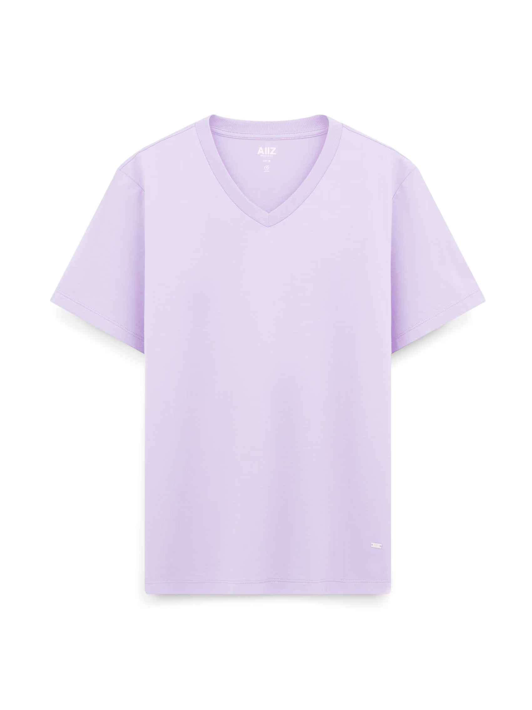 AIIZ Women’s Logo T-Shirt Cotton Polyester (Violet / S)