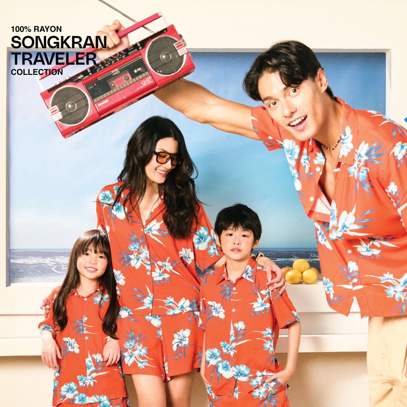 MATCH YOUR FAMILY, MATCH YOUR MOMENTS — SONGKRAN TRAVELER COLLECTION