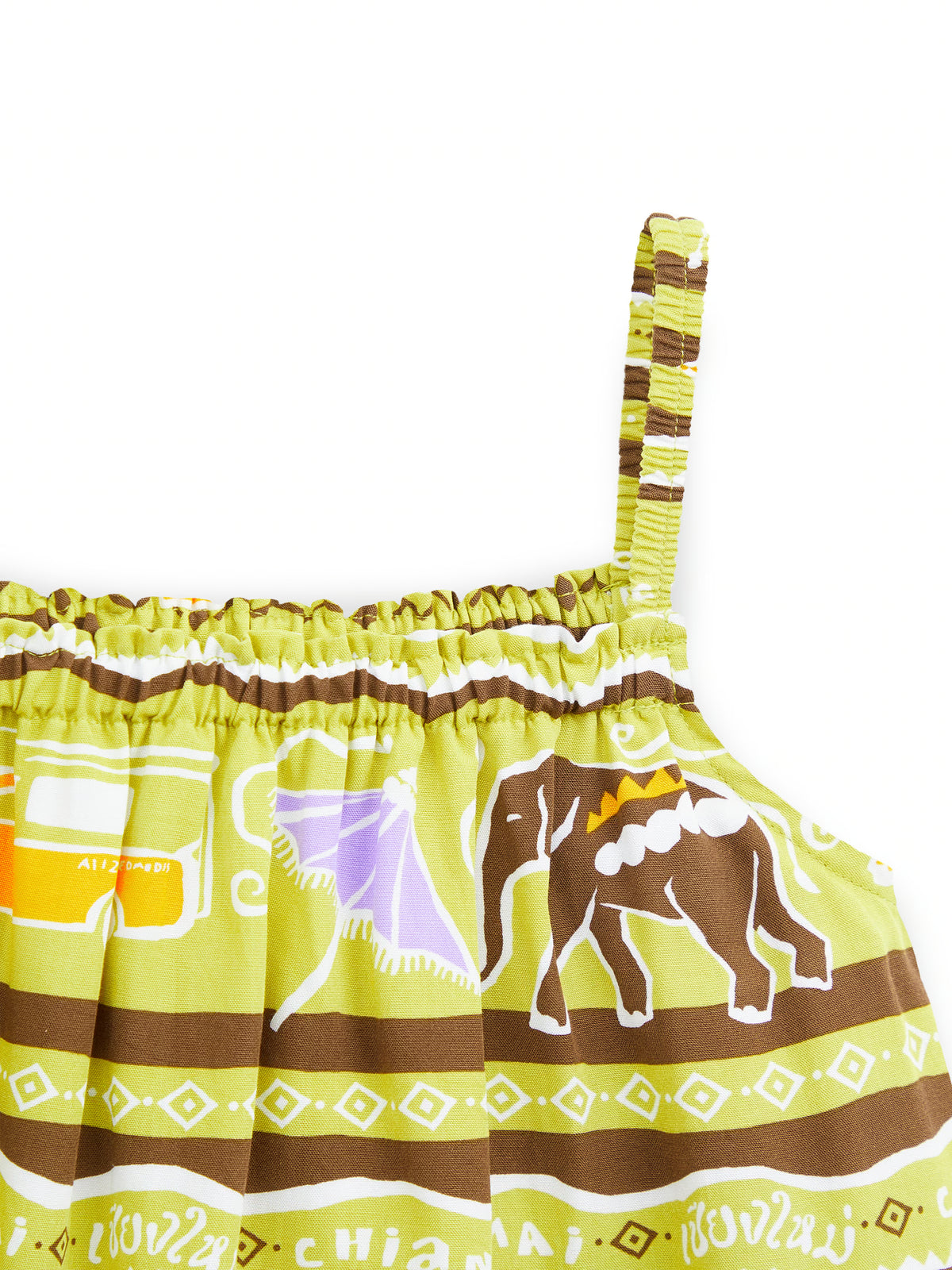 AIIZ Girl's Sawasdee Thailand Printed Top