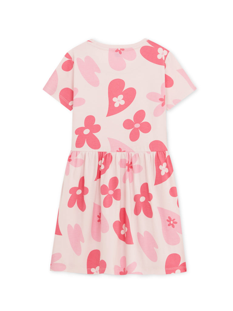 AIIZ Girl's Printed Jersey Dress