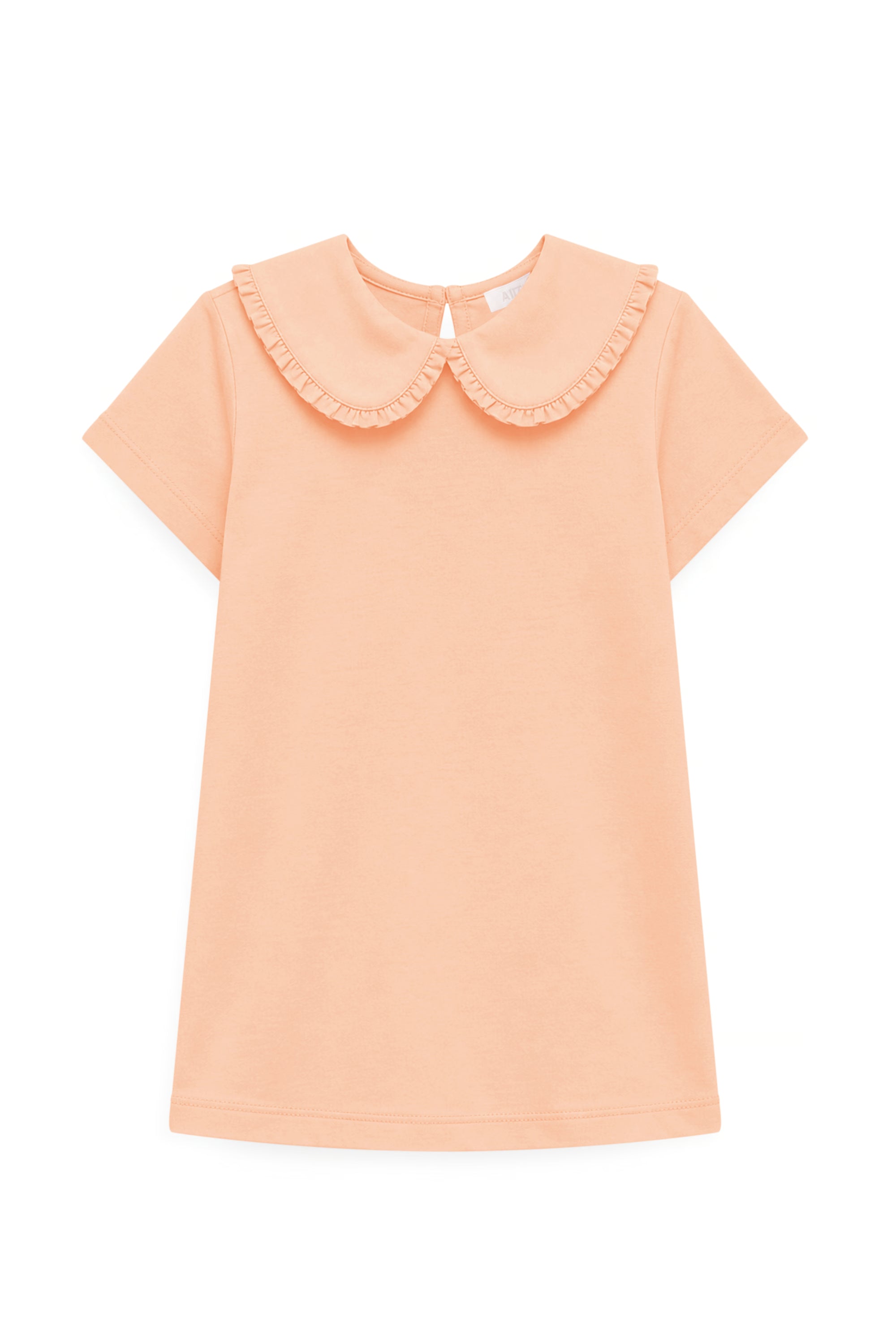 AIIZ Girl's Collared Dress (Light Orange / 3-4Y)