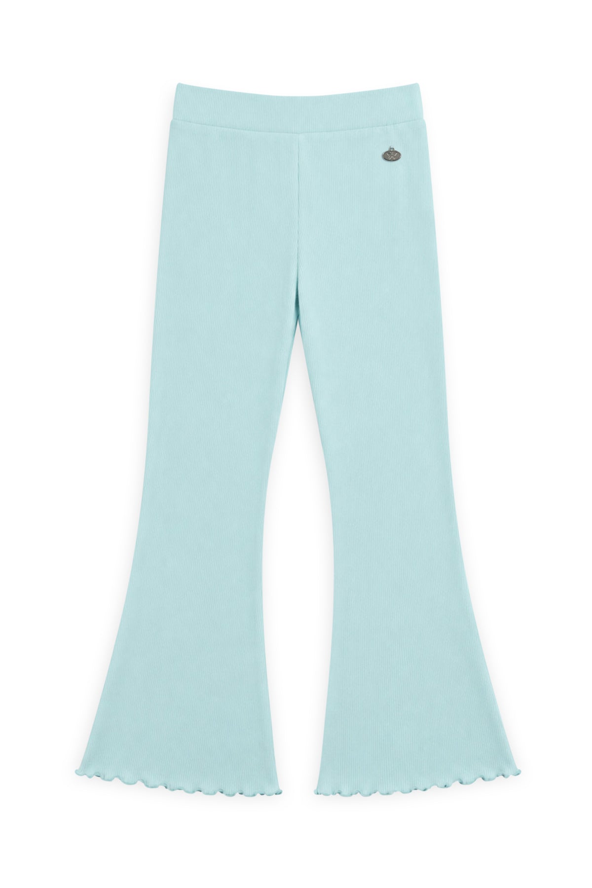 AIIZ Girl’s Ribbed Flared Leggings