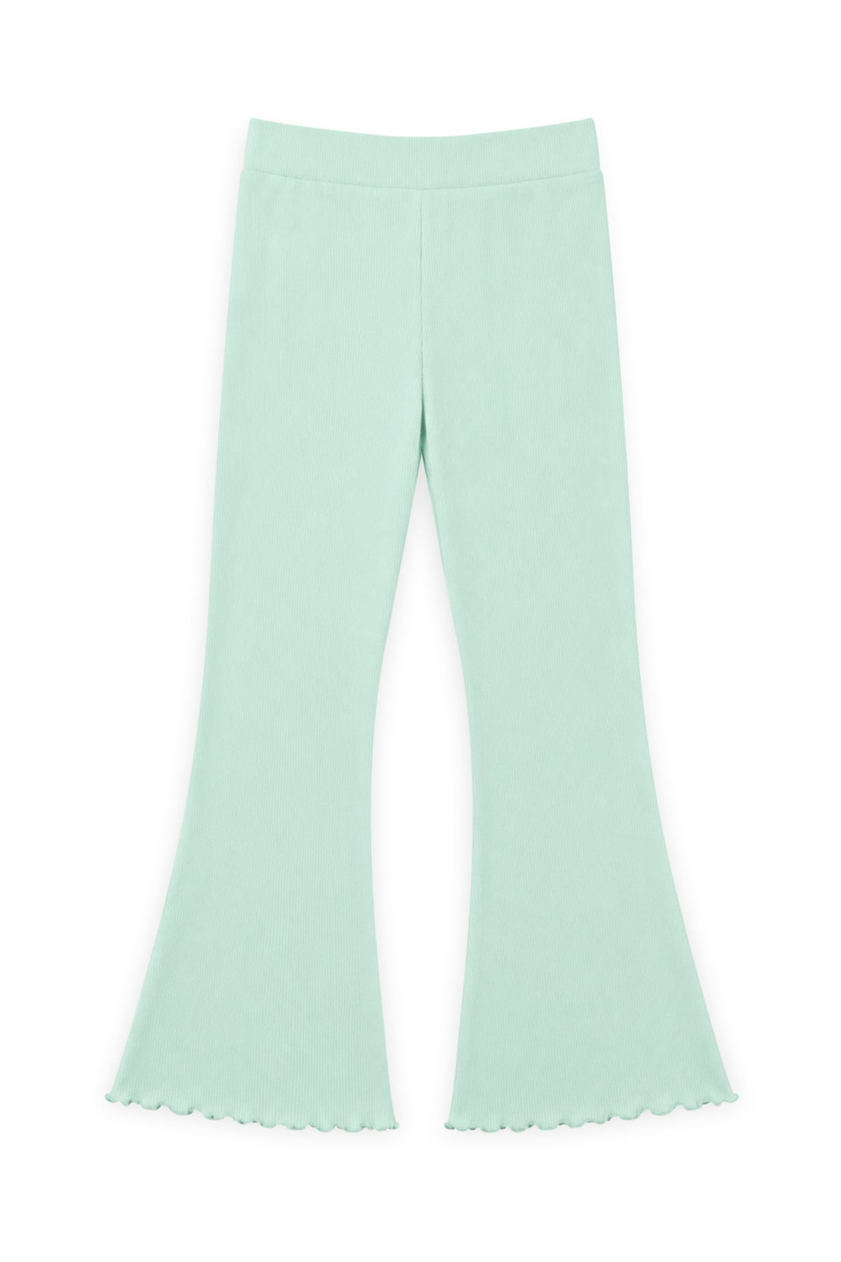 AIIZ Girl’s Ribbed Flared Leggings