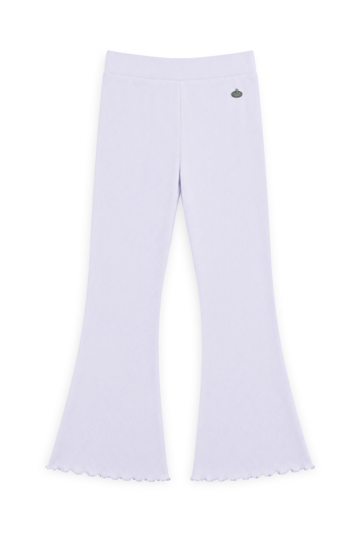 AIIZ Girl’s Ribbed Flared Leggings