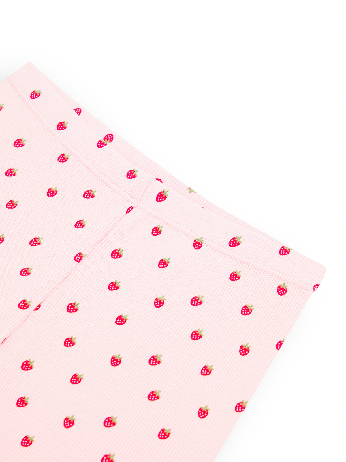 AIIZ Girl's Printed Ribbed Bike Leggings