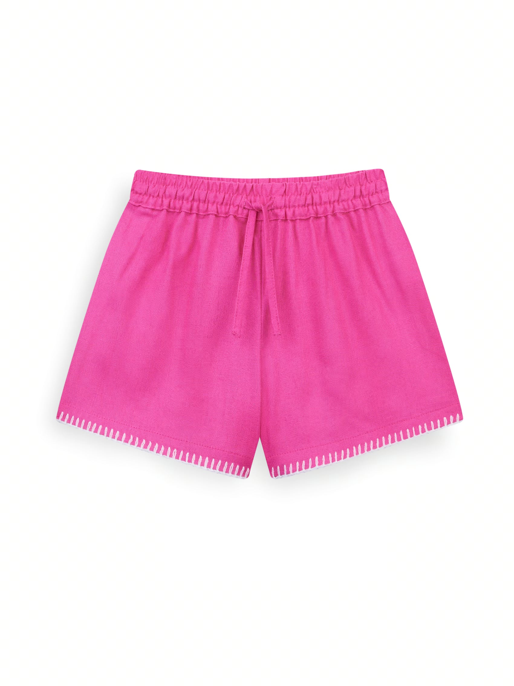 AIIZ Gril's Easy Shorts (Dark Pink / 4-5Y)