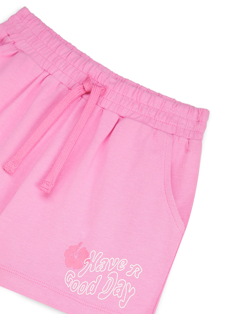 Girl's Graphic Jersey Shorts