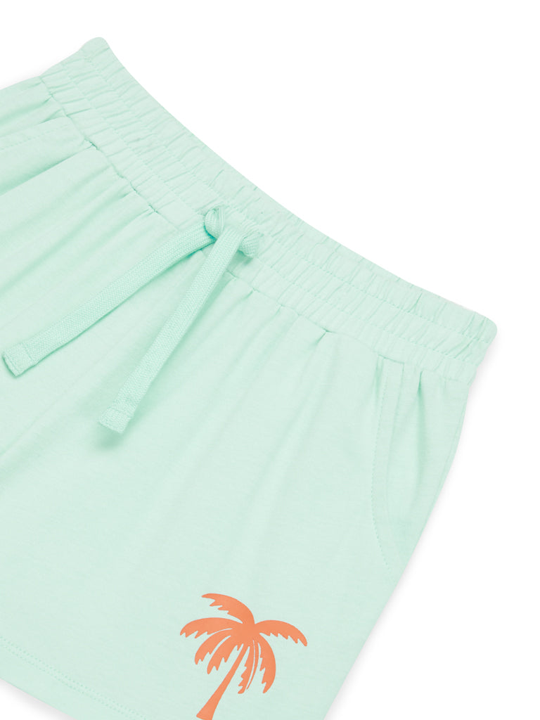 Girl's Graphic Jersey Shorts