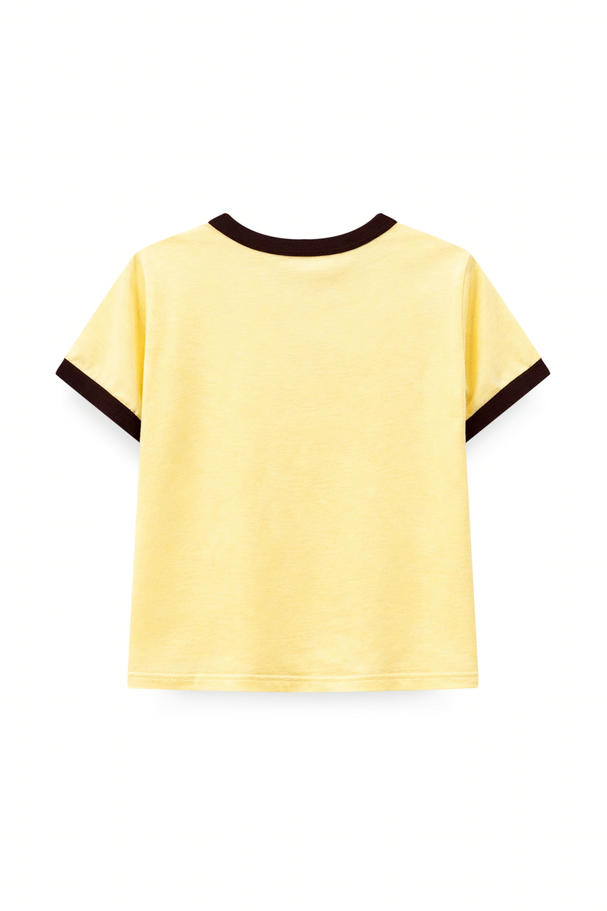 AIIZ Girl's Ringer Graphic T-Shirt