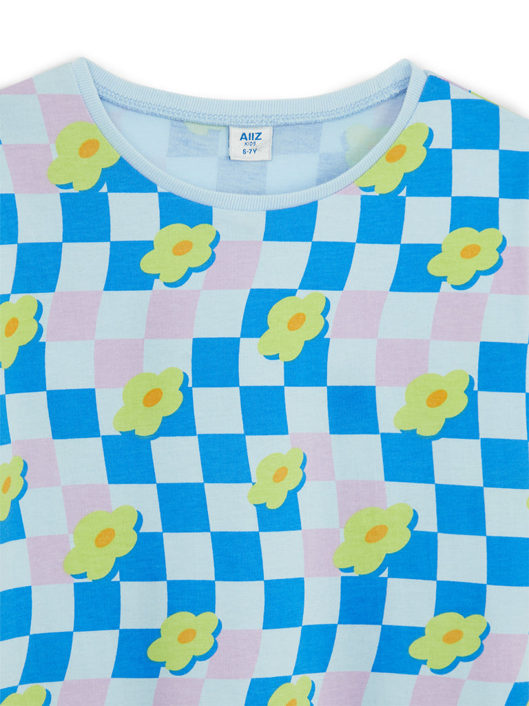 AIIZ Girl's Printed T-Shirt
