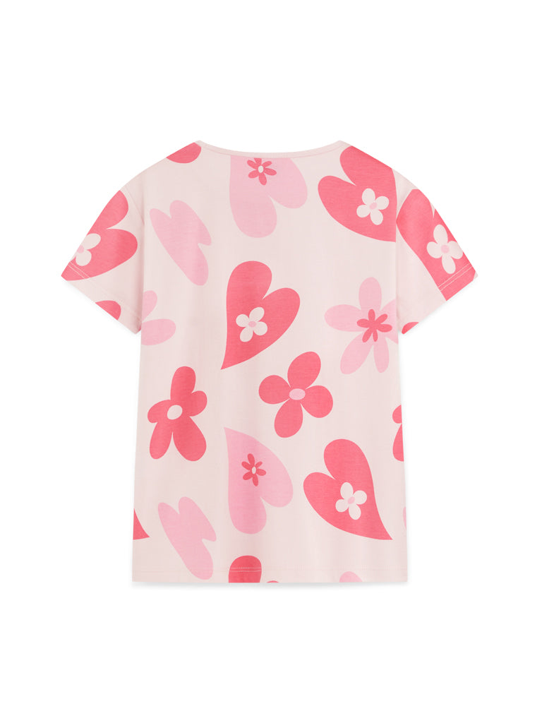AIIZ Girl's Printed T-Shirt