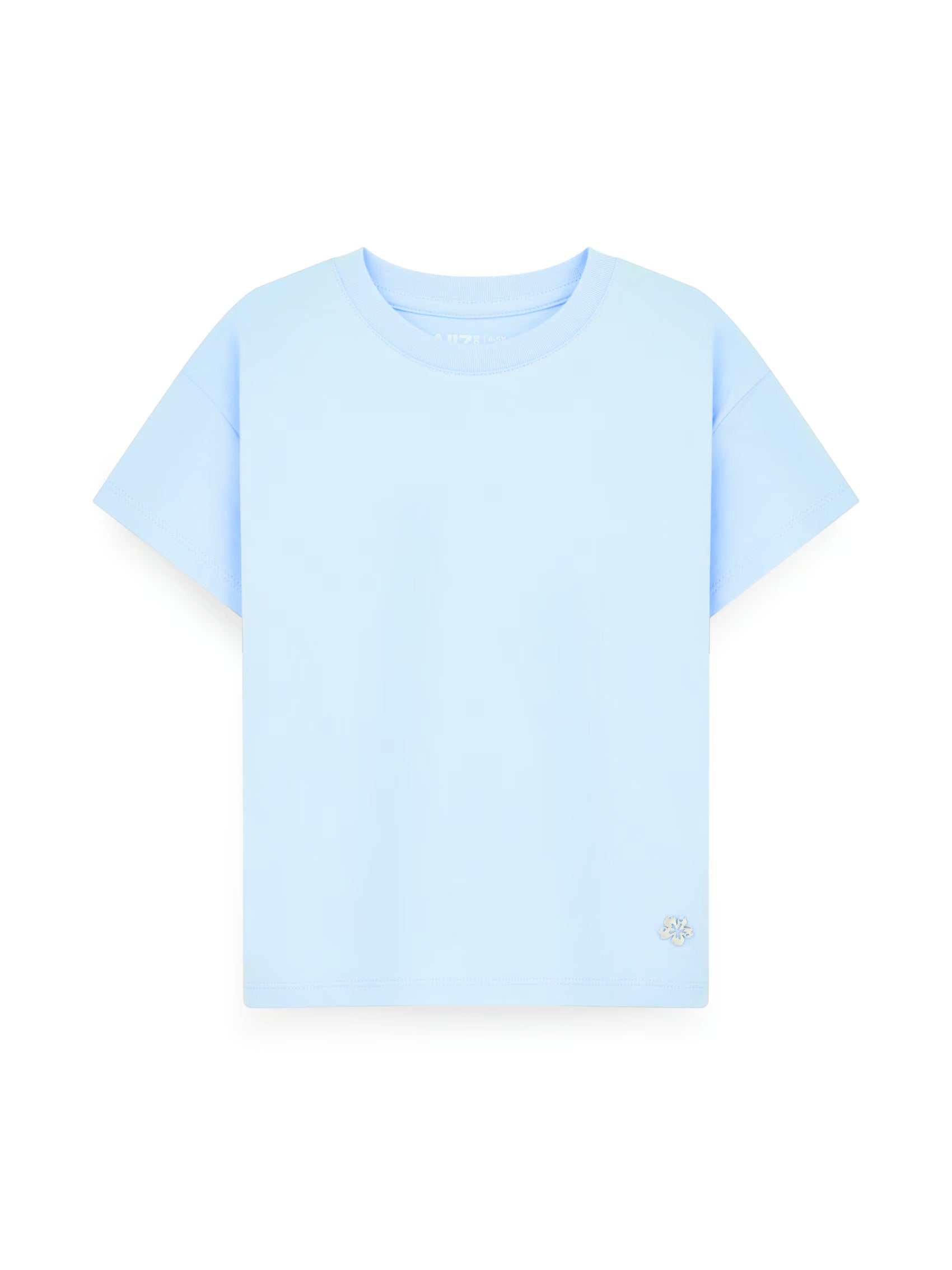 AIIZ Girl's Regular T-Shirt (Light Blue / 4-5Y)
